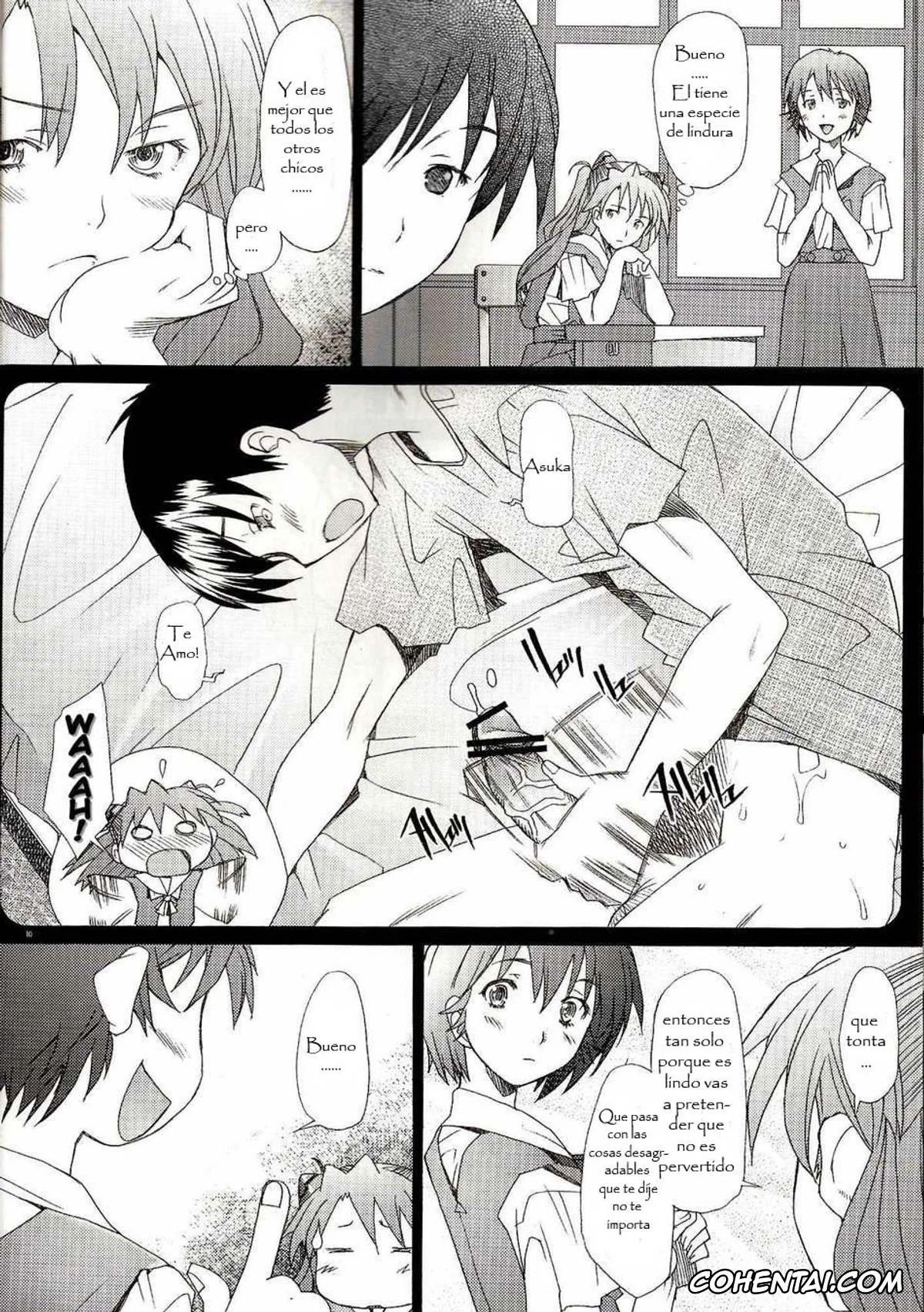 Neon Genesis Evangelion hentai, Asuka Langley Soryu hentai, Shinji Ikari hentai, Confusion LEVEL A (Neon Genesis Evangelion), pagina 9