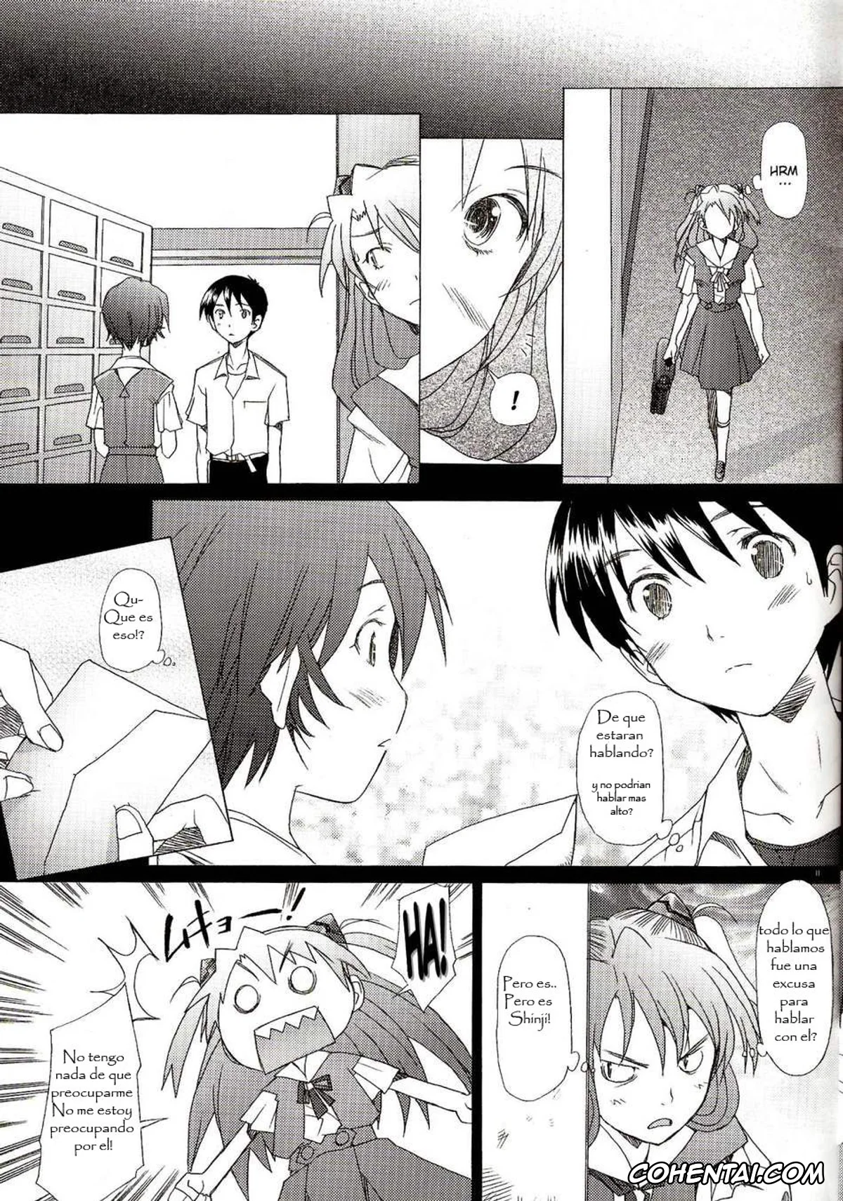 Neon Genesis Evangelion xxx, Asuka Langley Soryu xxx, Shinji Ikari xxx, Confusion LEVEL A (Neon Genesis Evangelion), pagina 10