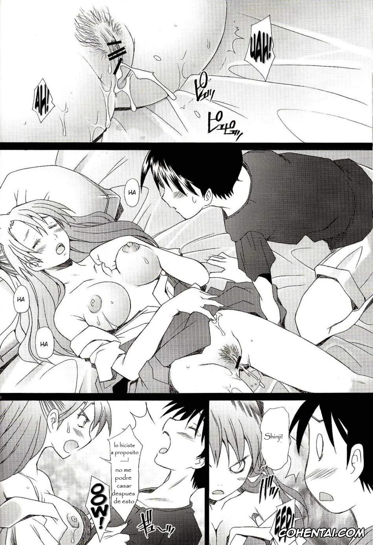 Neon Genesis Evangelion hentai, Asuka Langley Soryu hentai, Shinji Ikari hentai, Confusion LEVEL A (Neon Genesis Evangelion), pagina 21