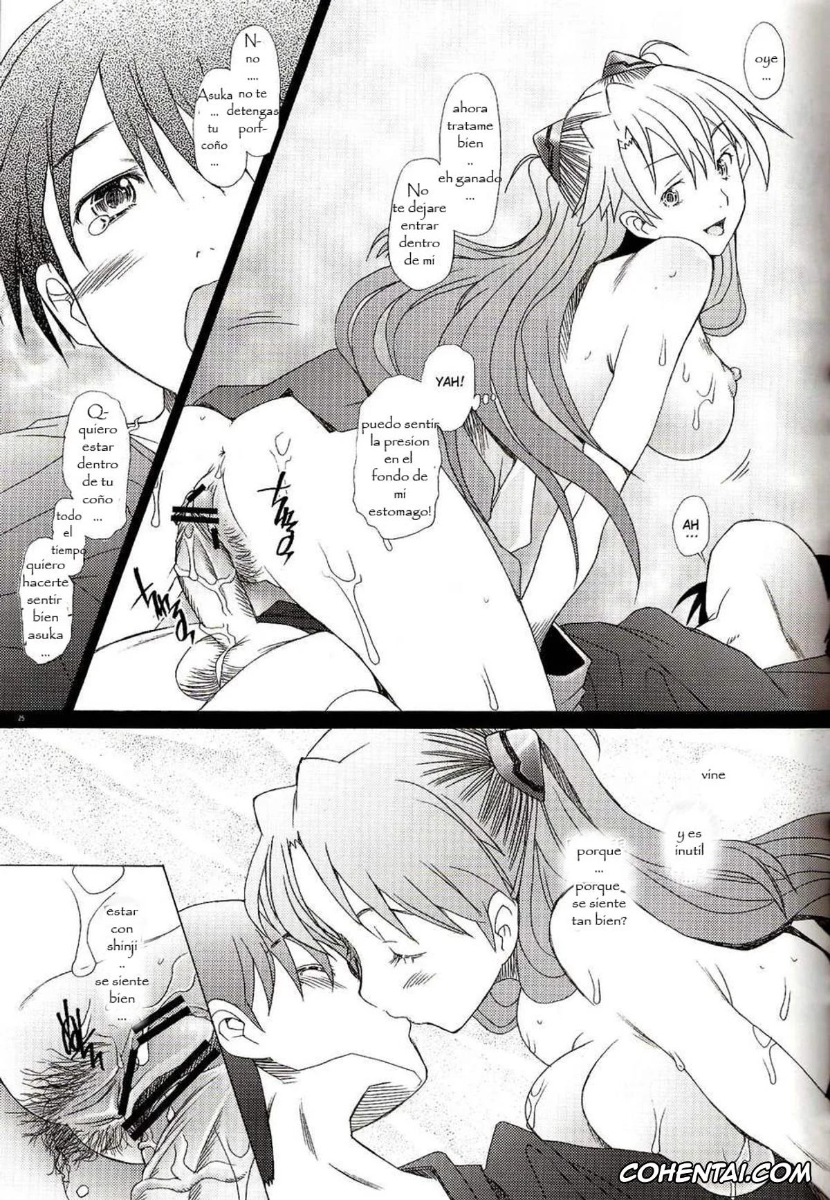 Neon Genesis Evangelion hentai, Asuka Langley Soryu hentai, Shinji Ikari hentai, Confusion LEVEL A (Neon Genesis Evangelion), pagina 24