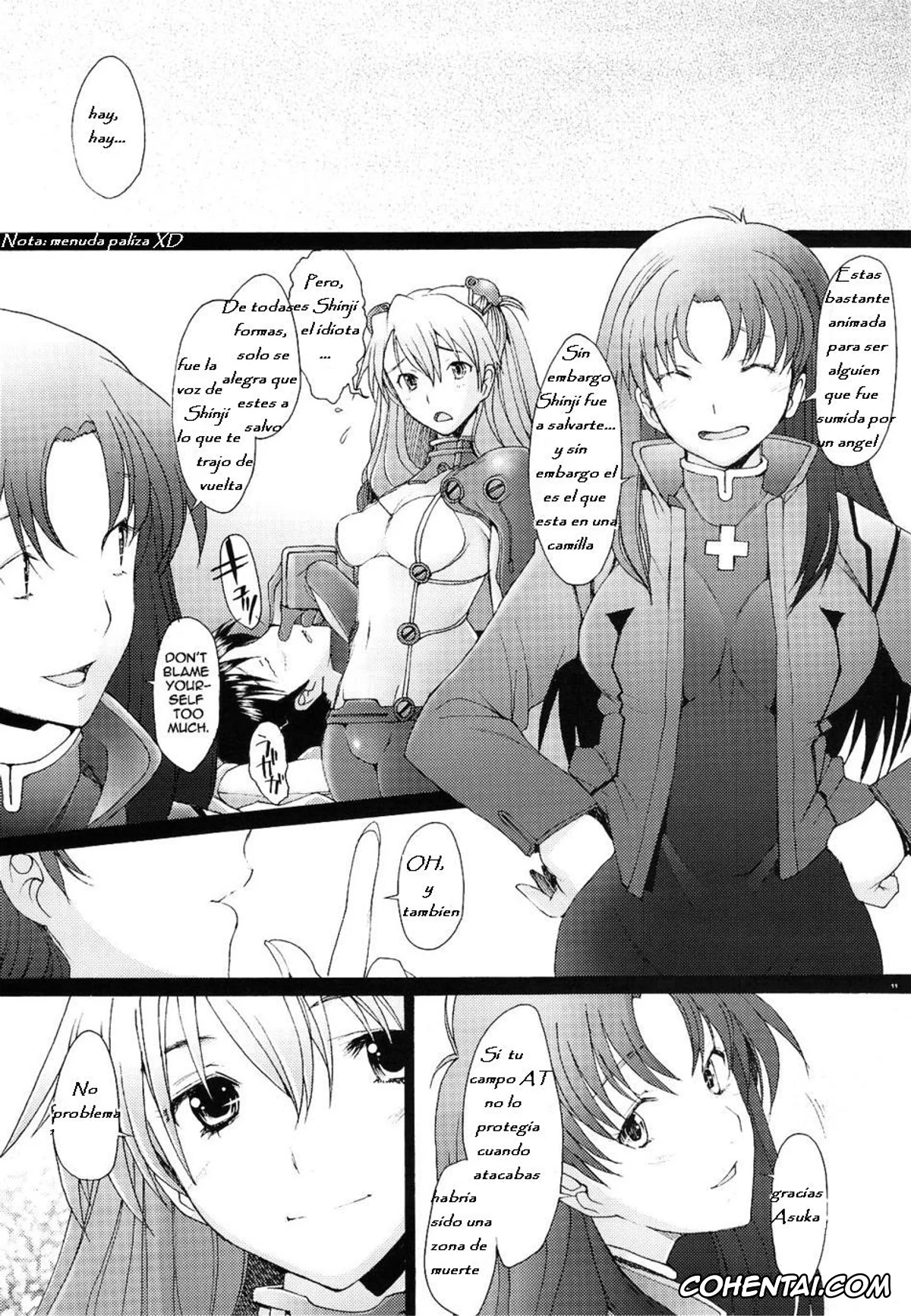 Neon Genesis Evangelion hentai, Asuka Langley Soryu hentai, Shinji Ikari hentai, Confusion LEVEL A Vol. 3 (Rebuild of Evangelion), pagina 9