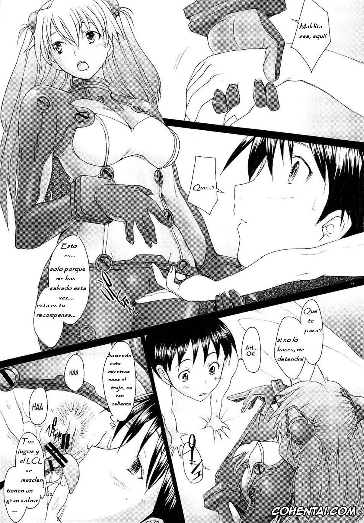 Neon Genesis Evangelion porno, Asuka Langley Soryu porno, Shinji Ikari porno, Confusion LEVEL A Vol. 3 (Rebuild of Evangelion), pagina 11