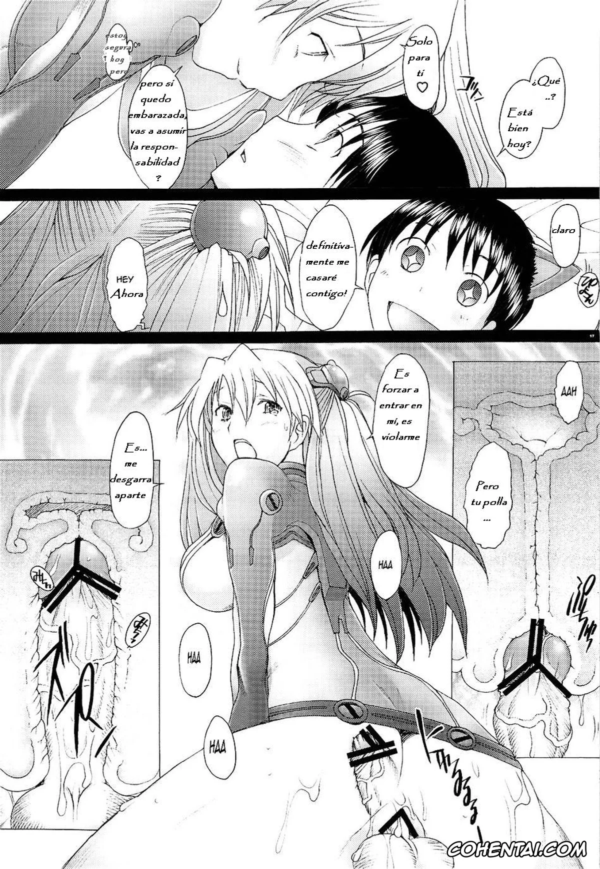 Neon Genesis Evangelion hentai, Asuka Langley Soryu hentai, Shinji Ikari hentai, Confusion LEVEL A Vol. 3 (Rebuild of Evangelion), pagina 15