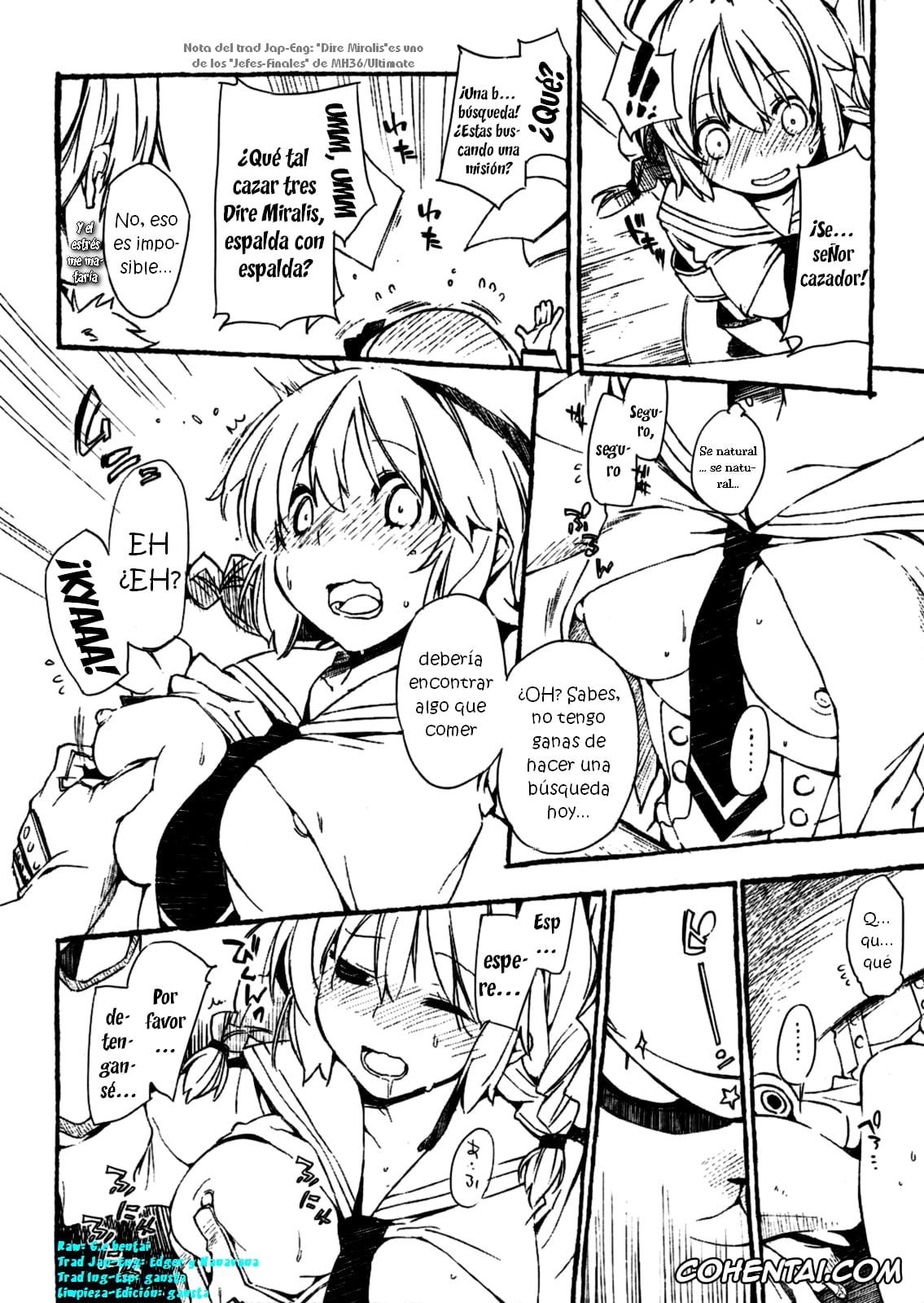 Monster Hunter xxx, Donna Donna Cathy-san (Monster Hunter 3G), pagina 4