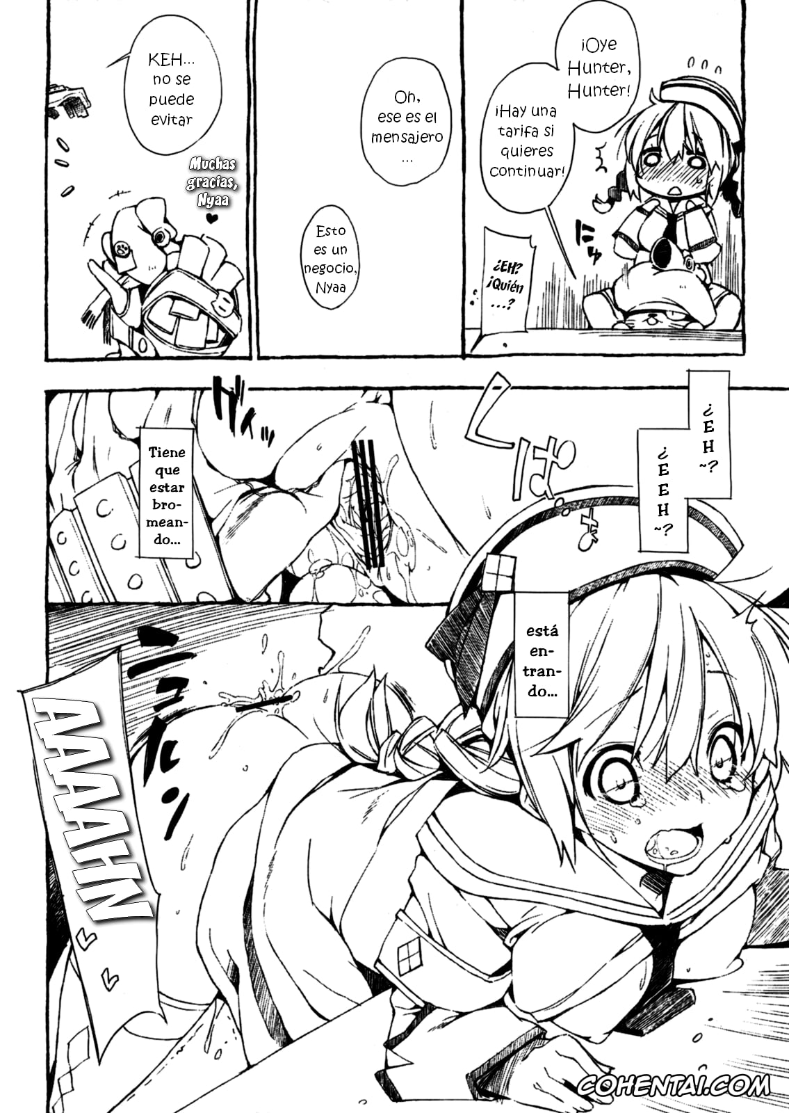 Monster Hunter hentai, Donna Donna Cathy-san (Monster Hunter 3G), pagina 6