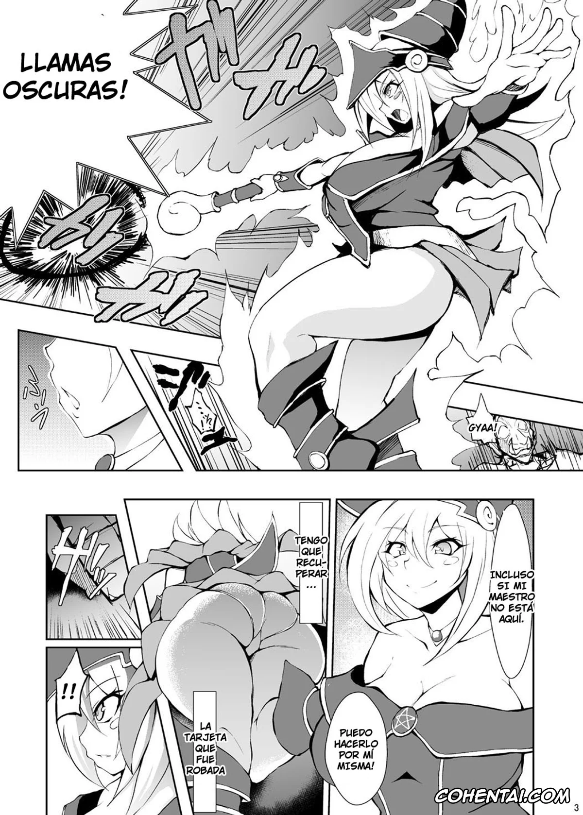Yu-Gi-Oh! porno, Dark Magician Girl porno, Butakan Magician Girl (Yu-Gi-Oh!), pagina 2