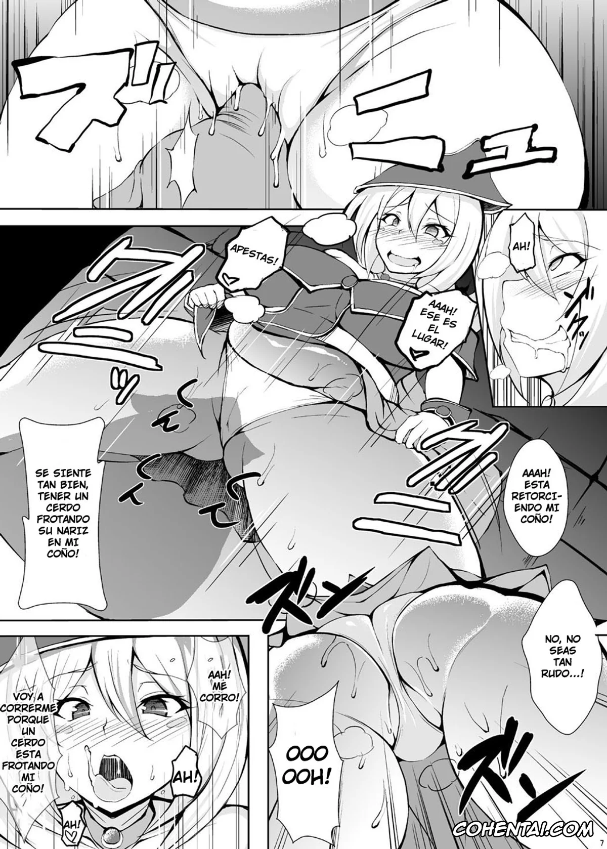 Yu-Gi-Oh! hentai, Dark Magician Girl hentai, Butakan Magician Girl (Yu-Gi-Oh!), pagina 6