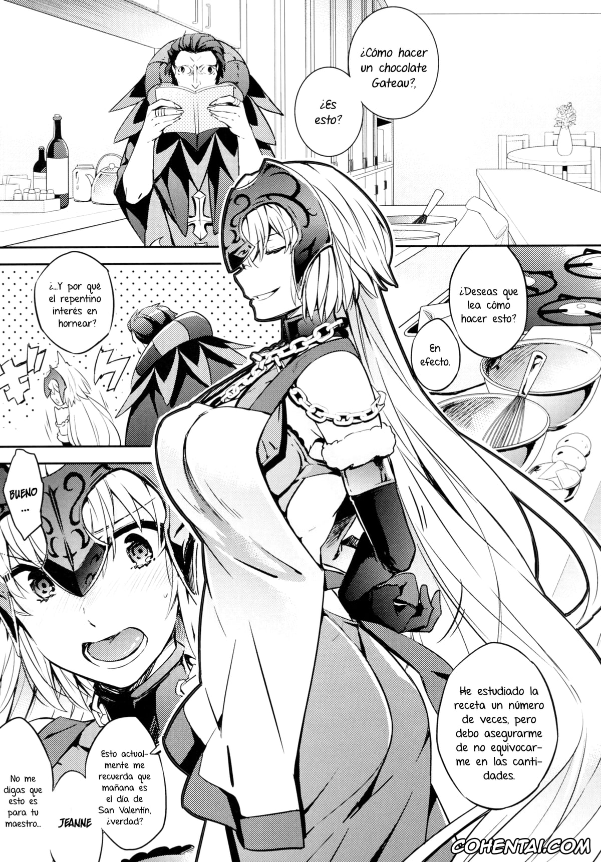 Fate/Grand Order hentai, Gudao | Ritsuka Fujimaru hentai, Jeanne Alter hentai, C9-28 Jeanne Alter-chan to Valentine Daisakusen (Fate/Grand Order), pagina 3