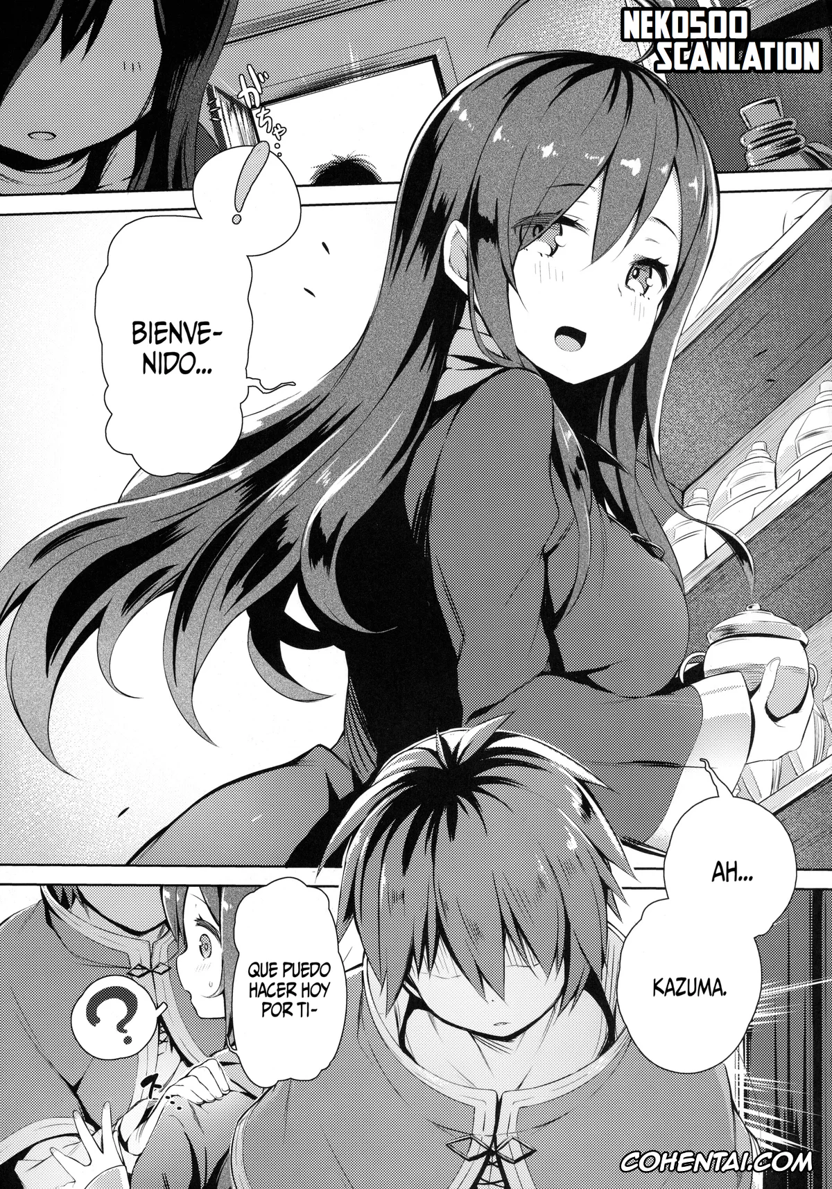 Kono Subarashii Sekai ni Syukufuku o! xxx, Aqua xxx, Kazuma Satou xxx, Wiz xxx, Kono Innen no Futari de Period o! (Kono Subarashii Sekai ni Syukufuku o!), pagina 4