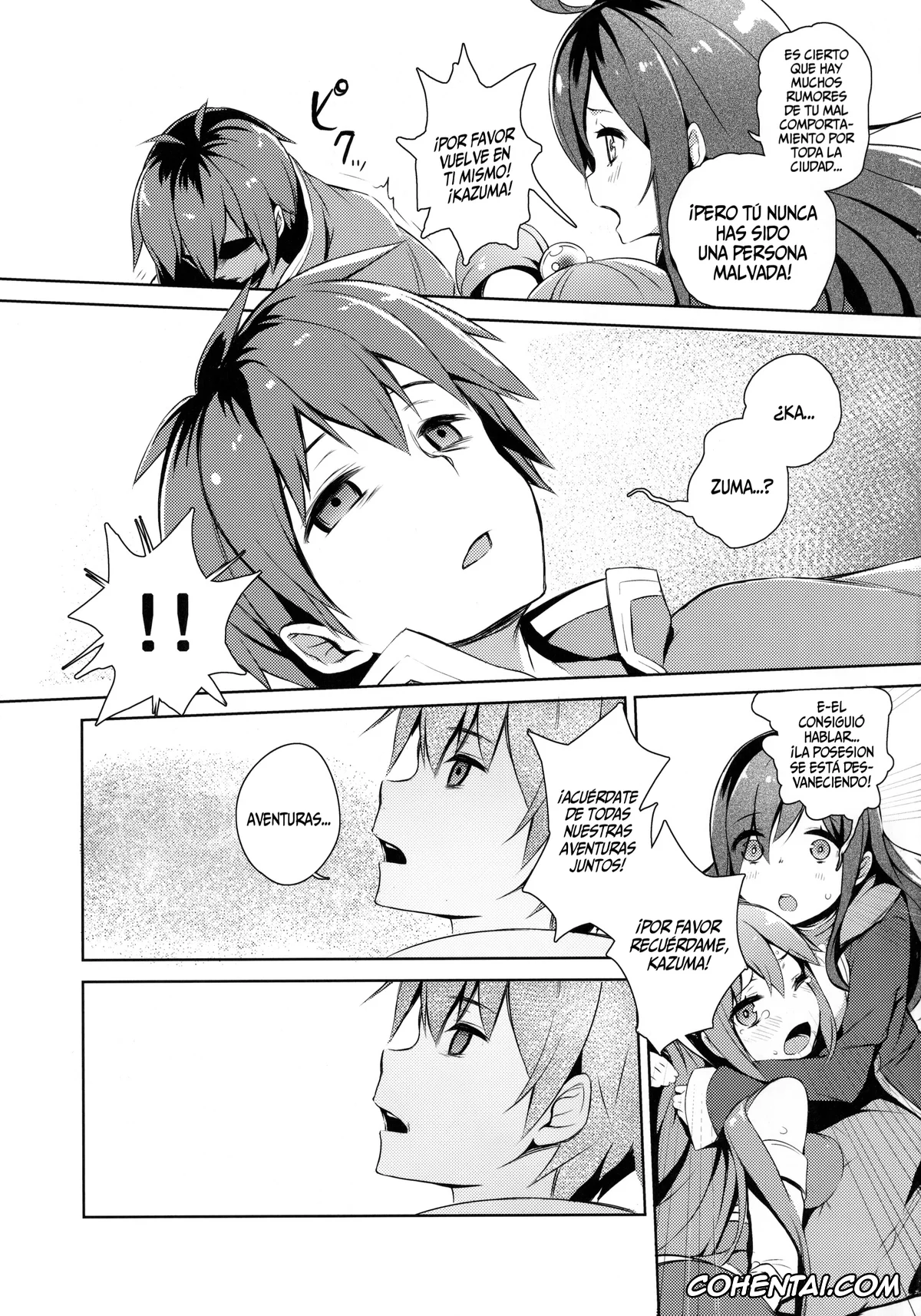 Kono Subarashii Sekai ni Syukufuku o! hentai, Aqua hentai, Kazuma Satou hentai, Wiz hentai, Kono Innen no Futari de Period o! (Kono Subarashii Sekai ni Syukufuku o!), pagina 18