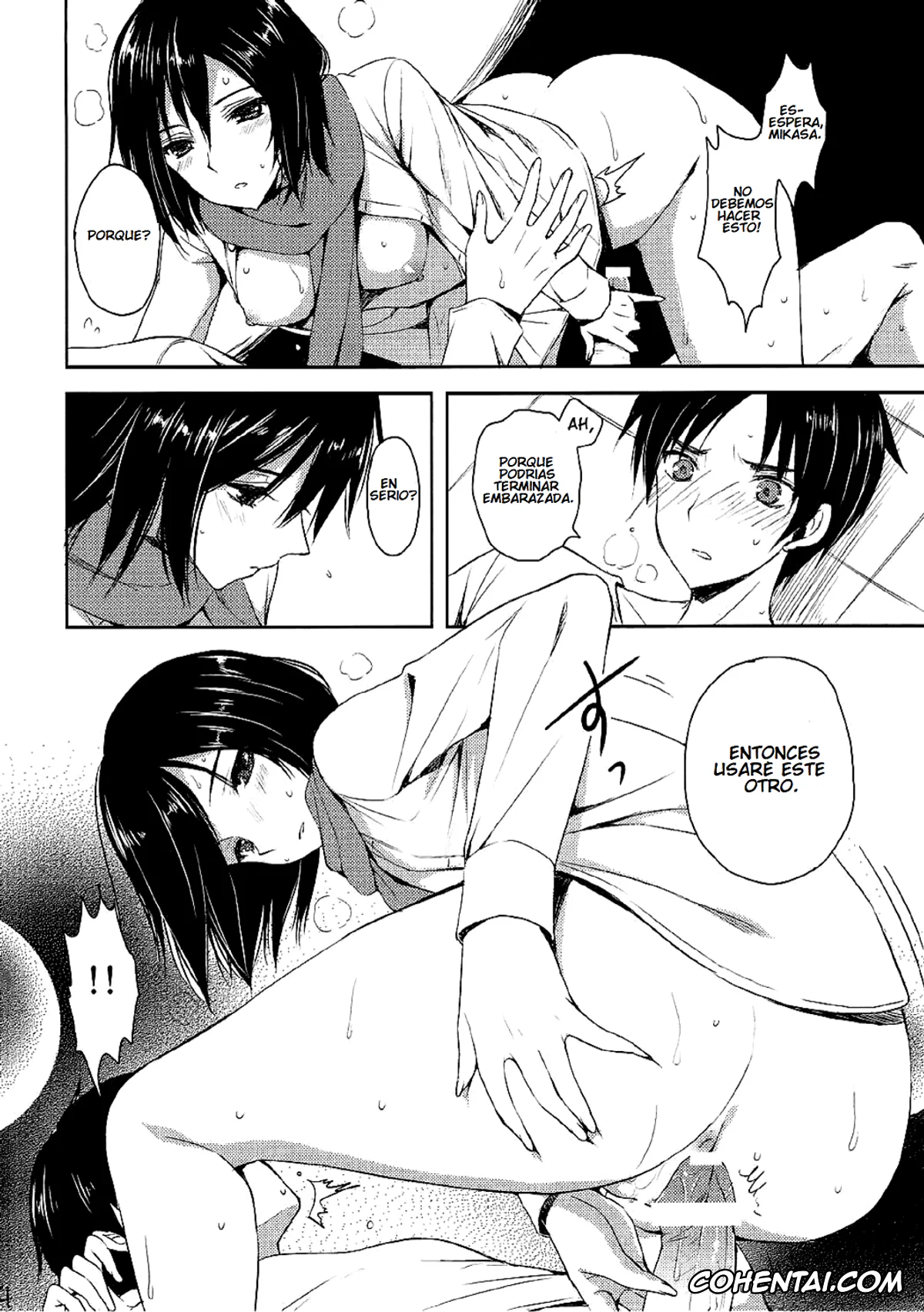 Shingeki No Kyojin | Attack On Titan xxx, Eren Jaeger xxx, Mikasa Ackerman xxx, Akarui Kazoku Keikaku (Shingeki no Kyojin), pagina 4