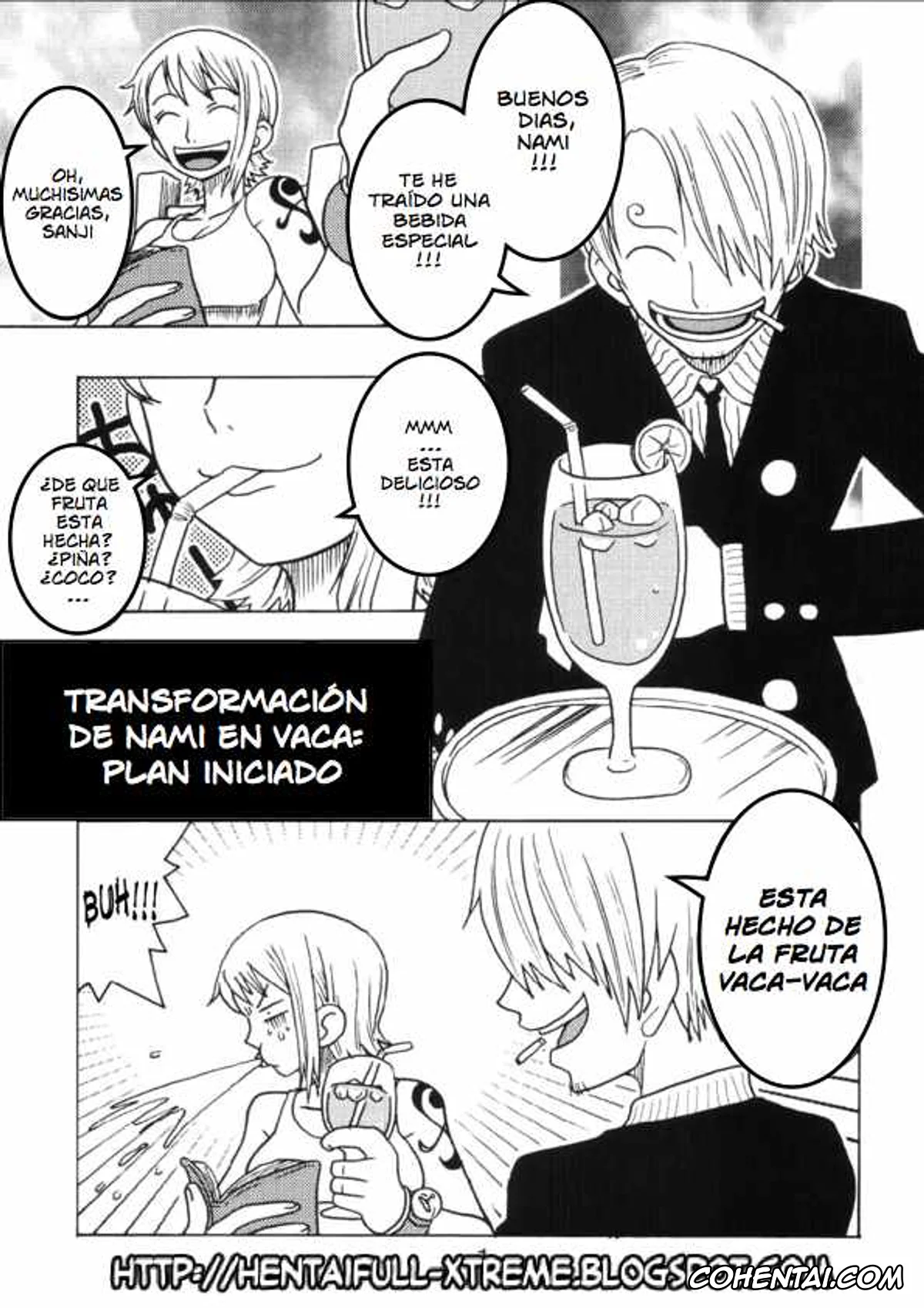 One Piece porno, Monkey D. Luffy porno, Nami porno, Sanji Vinsmoke porno, Nami no Koukai Nisshi Special (One Piece), pagina 2