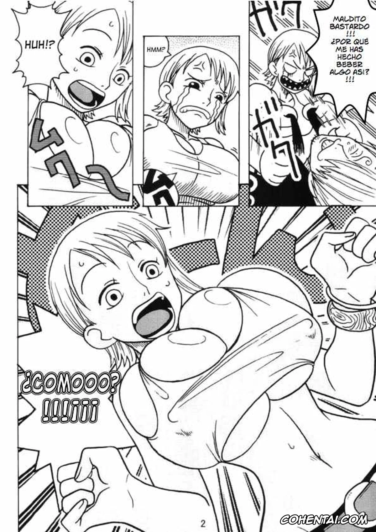 One Piece hentai, Monkey D. Luffy hentai, Nami hentai, Sanji Vinsmoke hentai, Nami no Koukai Nisshi Special (One Piece), pagina 3