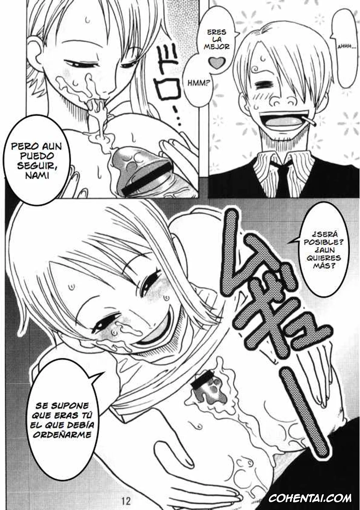 One Piece xxx, Monkey D. Luffy xxx, Nami xxx, Sanji Vinsmoke xxx, Nami no Koukai Nisshi Special (One Piece), pagina 13