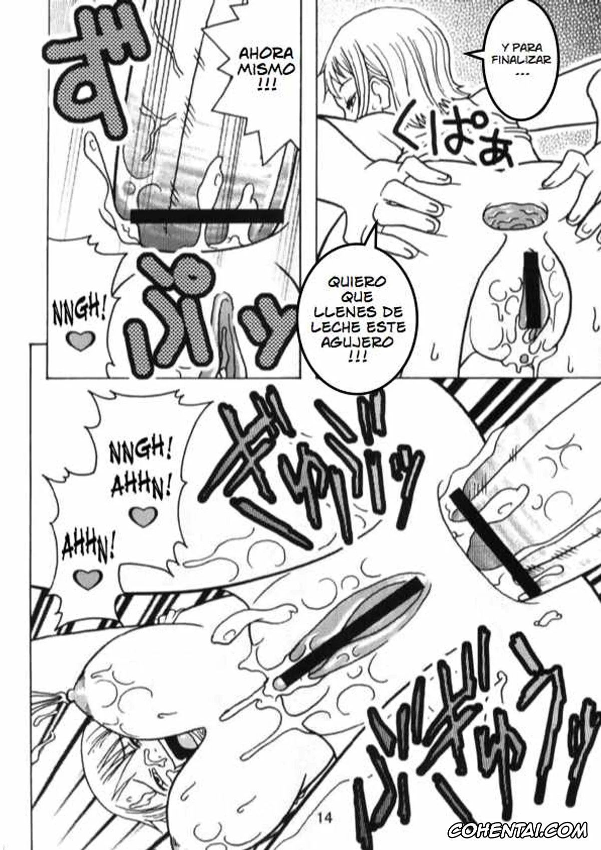 One Piece hentai, Monkey D. Luffy hentai, Nami hentai, Sanji Vinsmoke hentai, Nami no Koukai Nisshi Special (One Piece), pagina 15