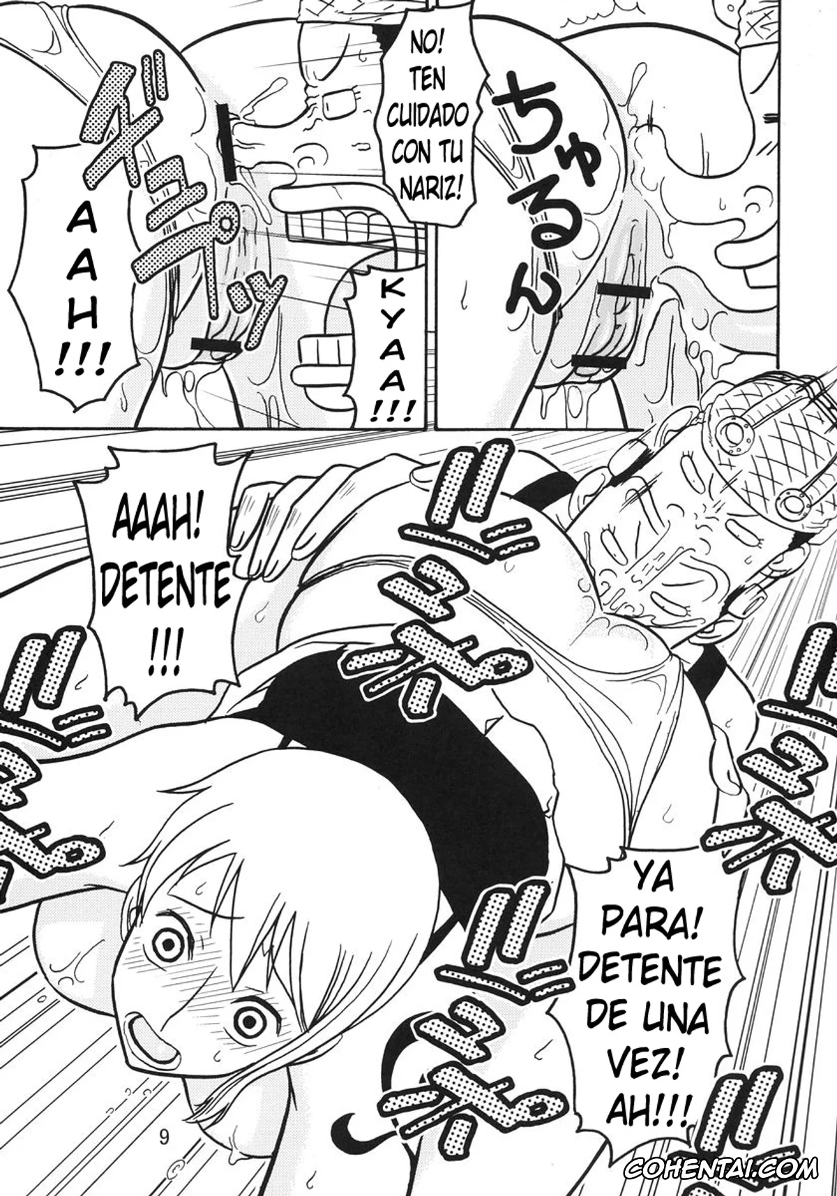 One Piece porno, Nami porno, Sanji Vinsmoke porno, Usopp porno, Nami no Koukai Nisshi Special 3 (One Piece), pagina 8
