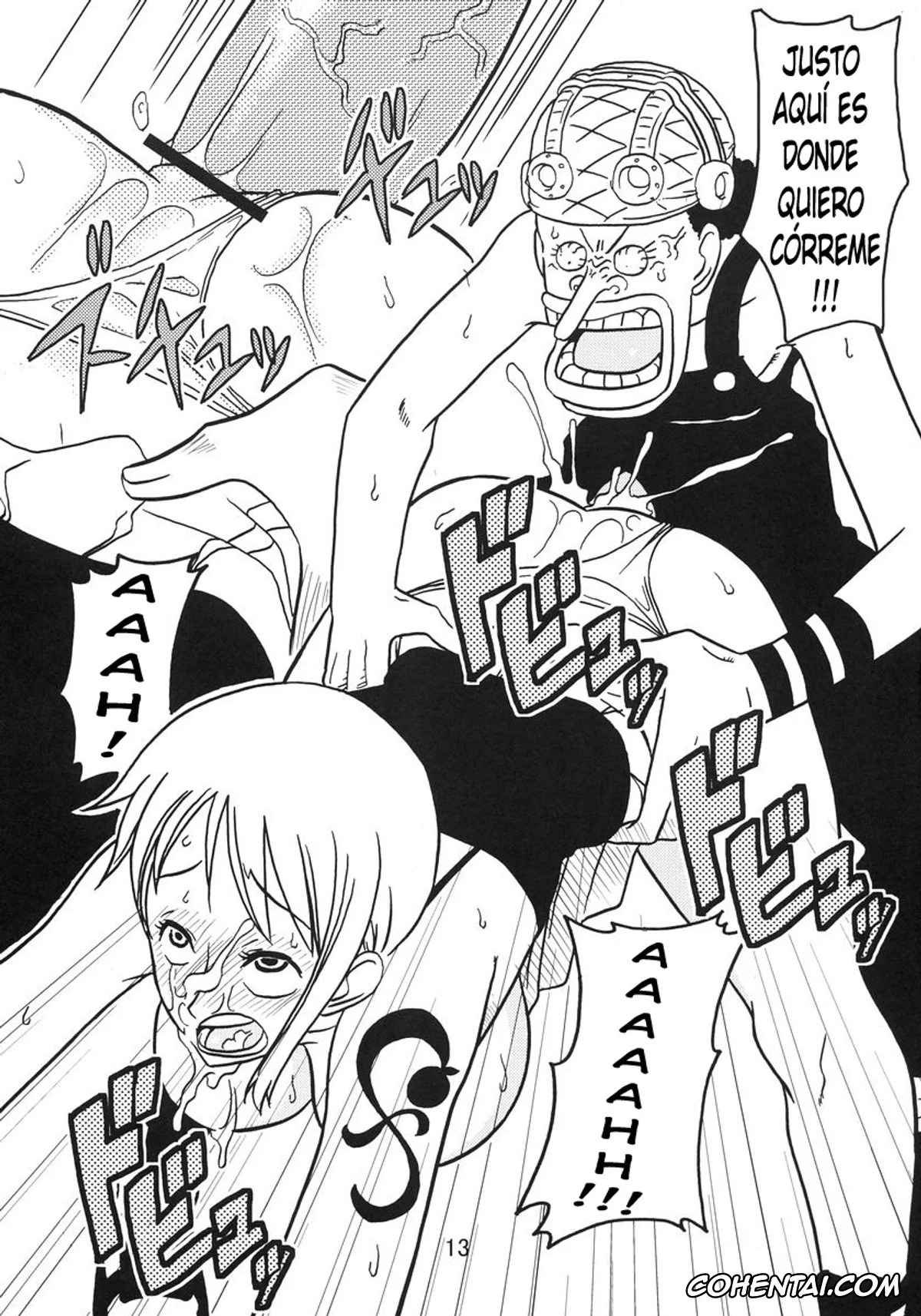One Piece hentai, Nami hentai, Sanji Vinsmoke hentai, Usopp hentai, Nami no Koukai Nisshi Special 3 (One Piece), pagina 12