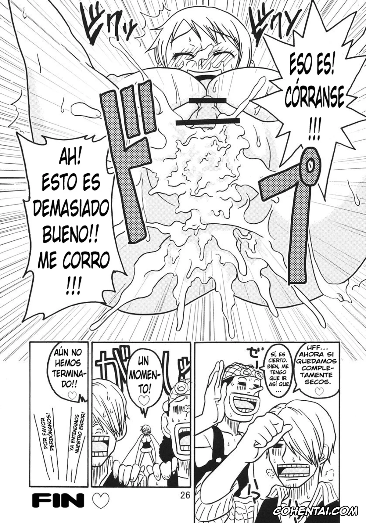 One Piece xxx, Nami xxx, Sanji Vinsmoke xxx, Usopp xxx, Nami no Koukai Nisshi Special 3 (One Piece), pagina 25