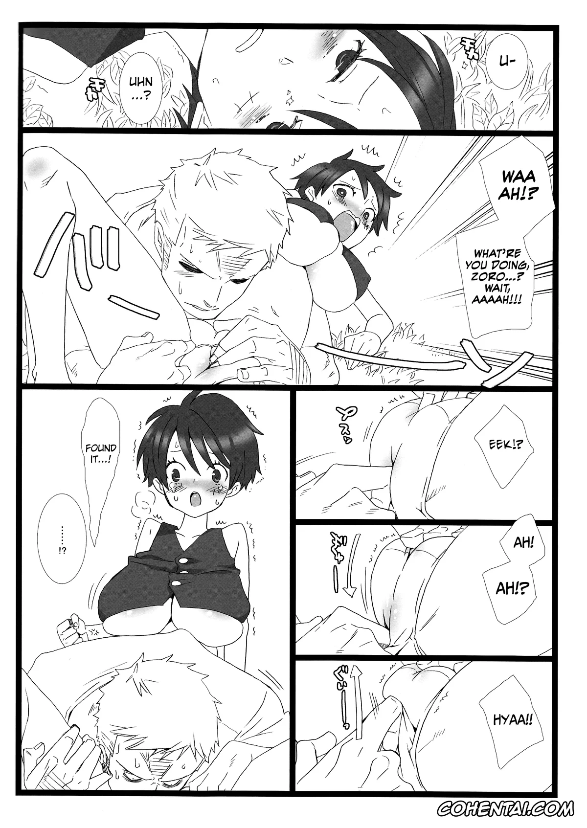 One Piece hentai, Monkey D. Luffy hentai, Roronoa Zoro hentai, Caesar Salad Ontama Nose (One Piece), pagina 24