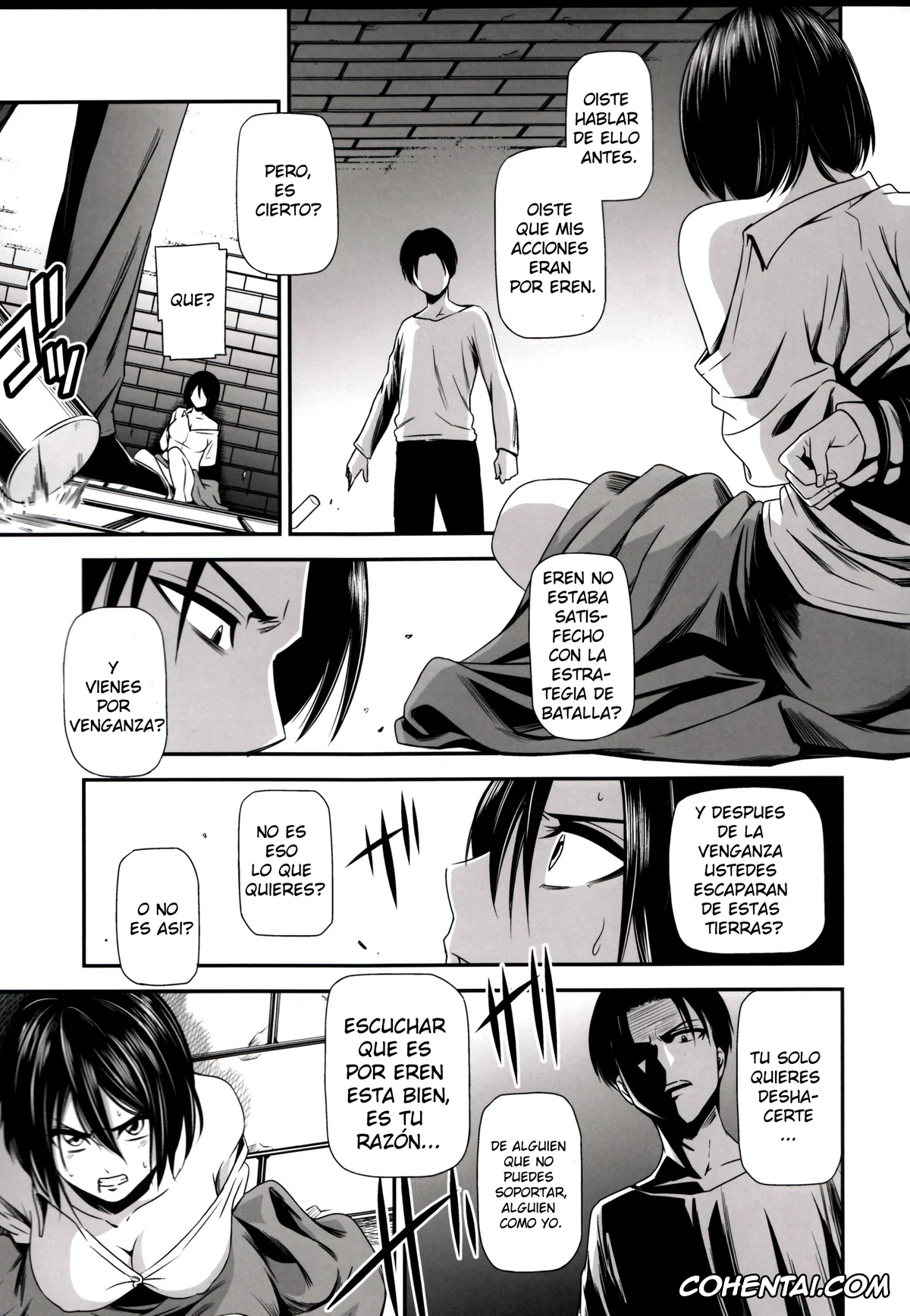 Shingeki No Kyojin | Attack On Titan xxx, Levi Ackerman xxx, Mikasa Ackerman xxx, Gekishin Ni (Shingeki no Kyojin), pagina 7
