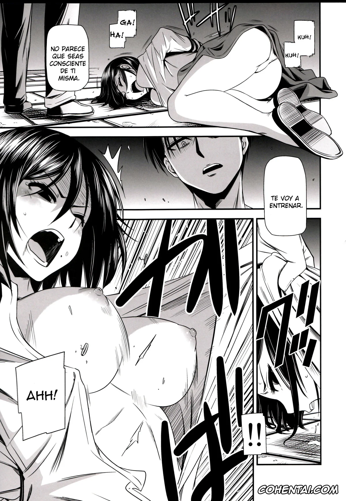 Shingeki No Kyojin | Attack On Titan hentai, Levi Ackerman hentai, Mikasa Ackerman hentai, Gekishin Ni (Shingeki no Kyojin), pagina 9