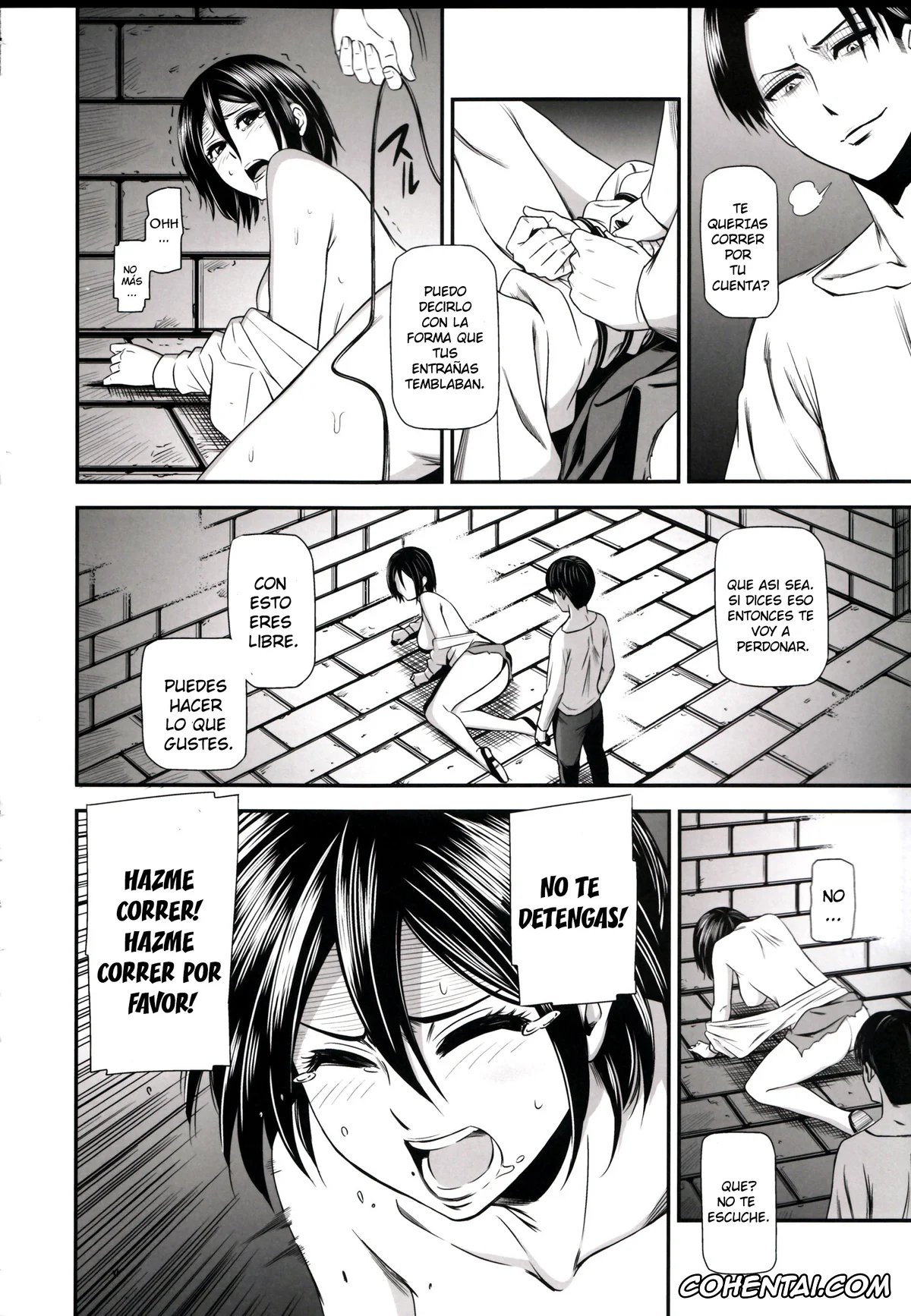 Shingeki No Kyojin | Attack On Titan hentai, Levi Ackerman hentai, Mikasa Ackerman hentai, Gekishin Ni (Shingeki no Kyojin), pagina 24