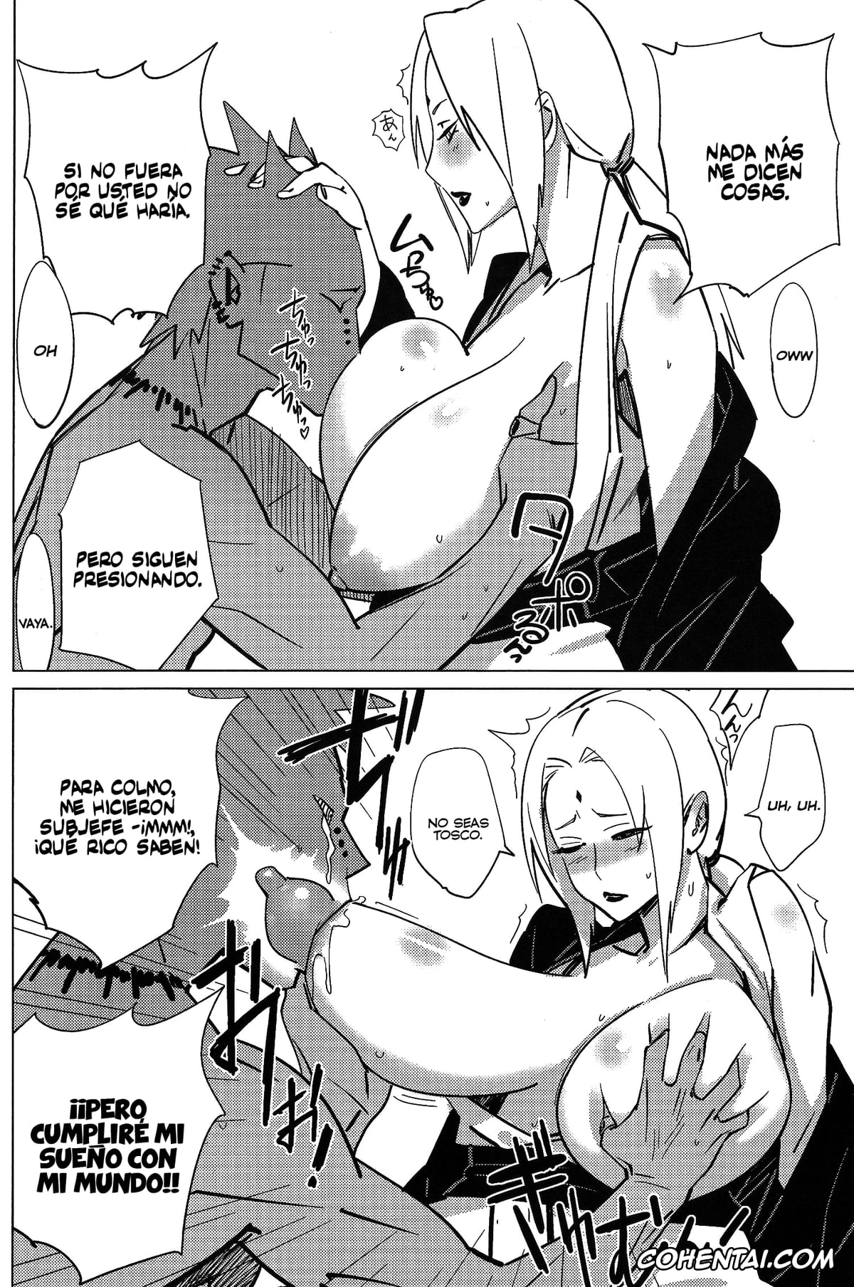 NARUTO porno, Tsunade porno, Aburateri Kamitaba No.01 Chichikage Hanjouki (Naruto), pagina 5
