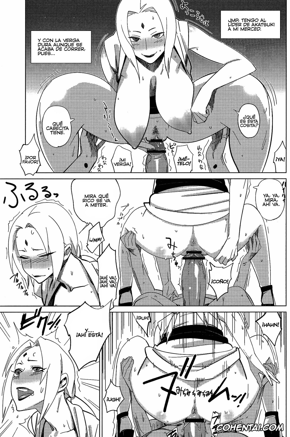 NARUTO xxx, Tsunade xxx, Aburateri Kamitaba No.01 Chichikage Hanjouki (Naruto), pagina 10