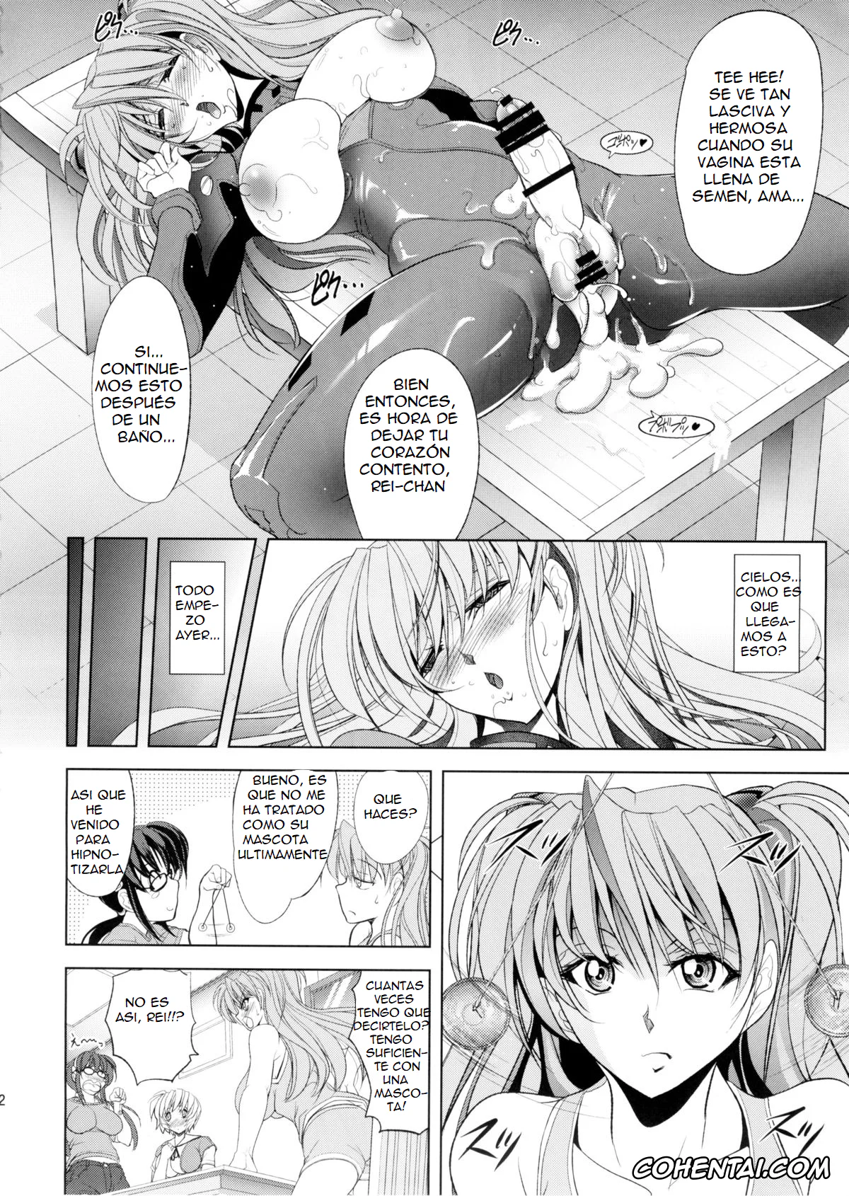 Neon Genesis Evangelion xxx, Asuka Langley Soryu xxx, Mari Illustrious Makinami xxx, Rei Ayanami xxx, Natsu no Omoide (Neon Genesis Evangelion), pagina 13
