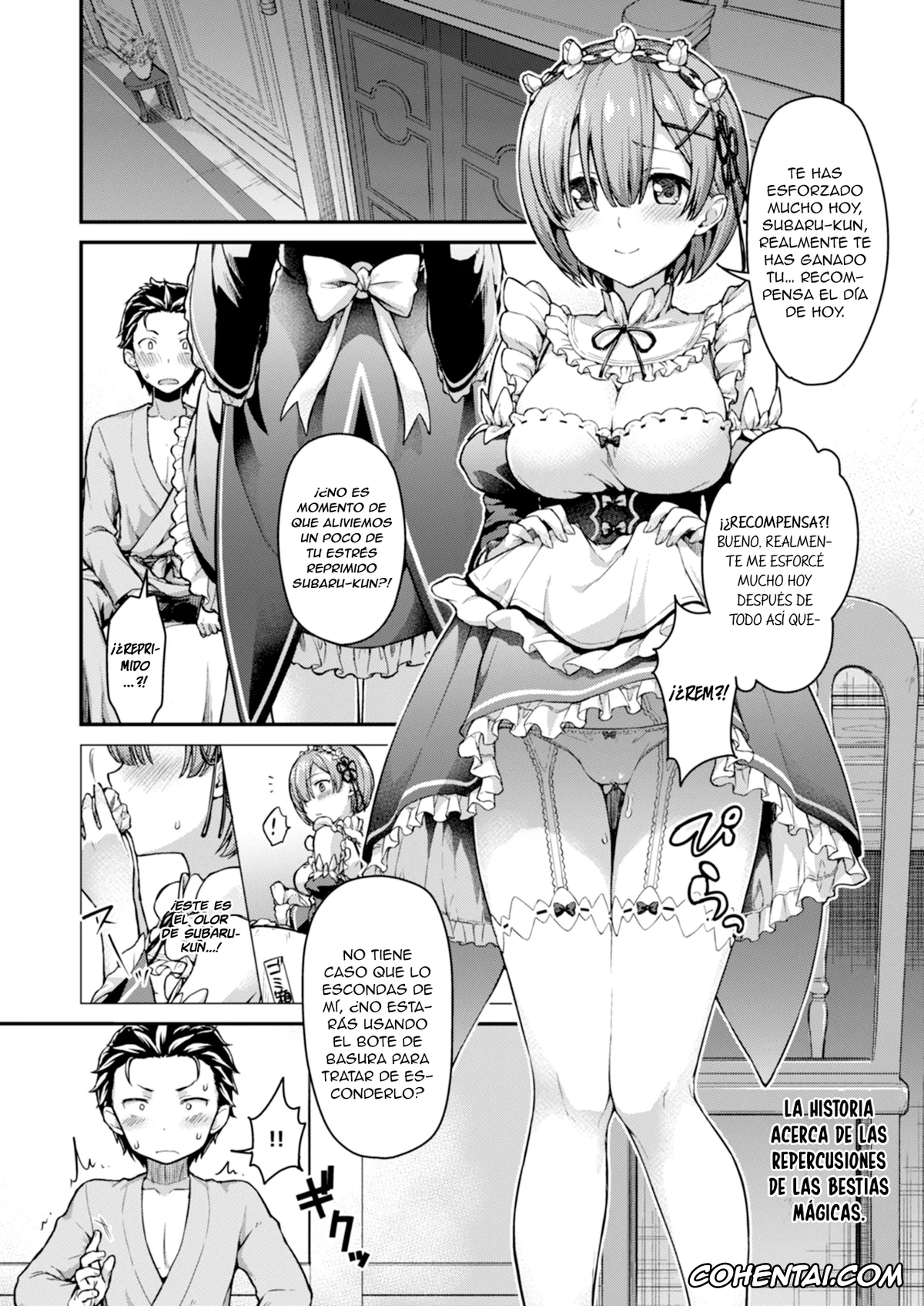 Re:Zero kara Hajimeru Isekai Seikatsu hentai, Rem hentai, Subaru Natsuki hentai, Ecchi kara Hajimeru Fujun Isei Kouyuu – illicit sexual relationship (Re:Zero kara Hajimeru Isekai Seikatsu), pagina 3