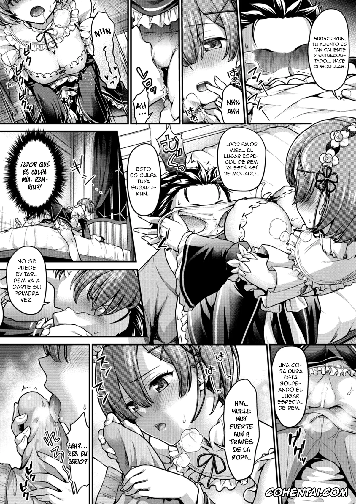 Re:Zero kara Hajimeru Isekai Seikatsu porno, Rem porno, Subaru Natsuki porno, Ecchi kara Hajimeru Fujun Isei Kouyuu – illicit sexual relationship (Re:Zero kara Hajimeru Isekai Seikatsu), pagina 5