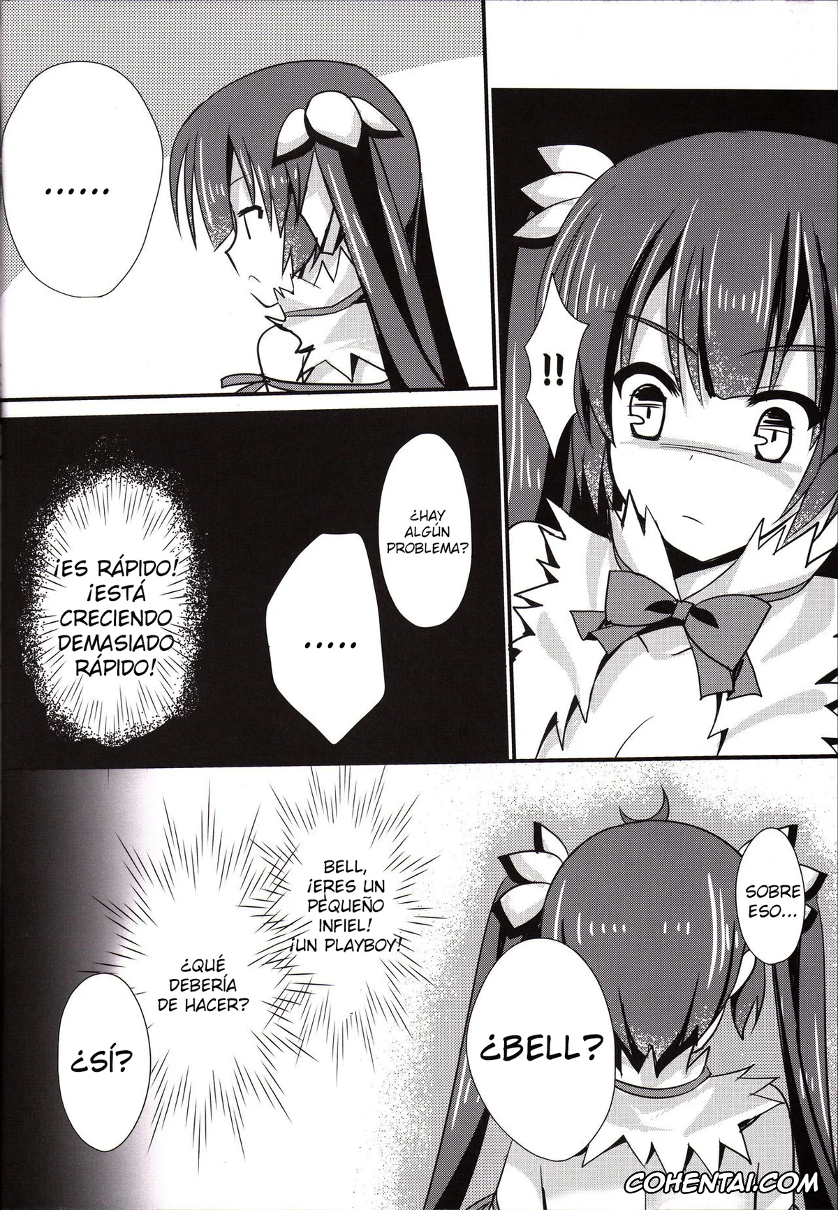 Dungeon ni Deai o Motomeru no wa Machigatteiru Darou ka xxx, Bell Cranel xxx, Hestia xxx, Kami-sama x Boku (Dungeon ni Deai o Motomeru no wa Machigatteiru Darou ka), pagina 4