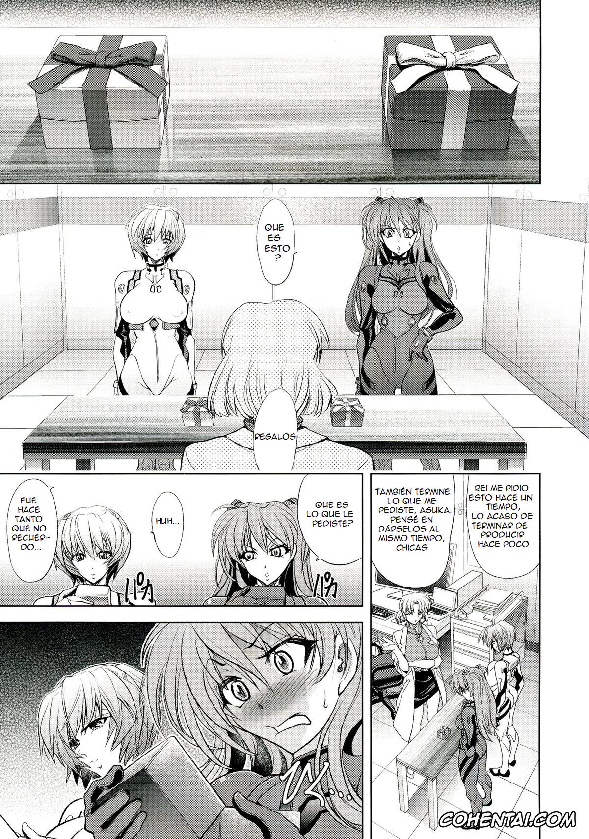 Neon Genesis Evangelion porno, Asuka Langley Soryu porno, Rei Ayanami porno, Wokurimono (Neon Genesis Evangelion), pagina 5