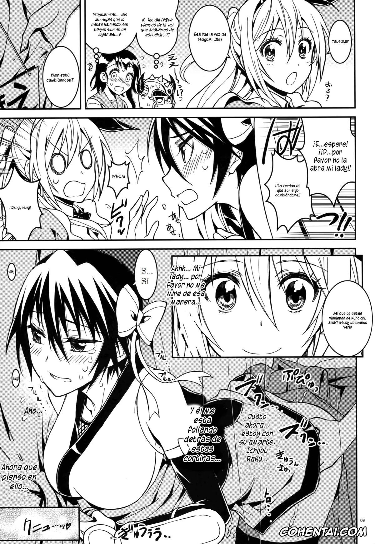 Nisekoi porno, Raku Ichijou porno, Seishirou Tsugumi porno, Nisenisekoi 4 (Nisekoi), pagina 8