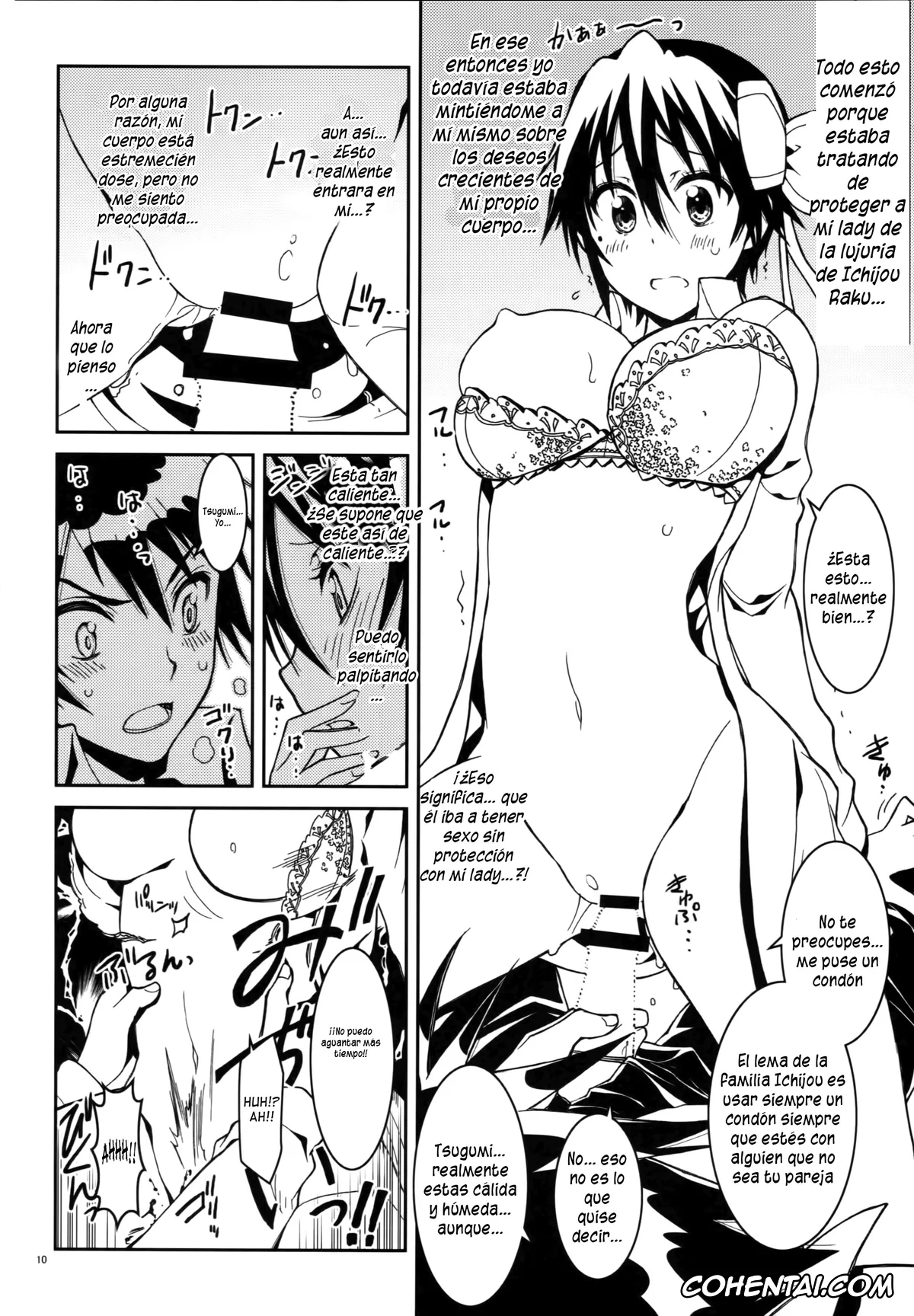 Nisekoi hentai, Raku Ichijou hentai, Seishirou Tsugumi hentai, Nisenisekoi 4 (Nisekoi), pagina 9