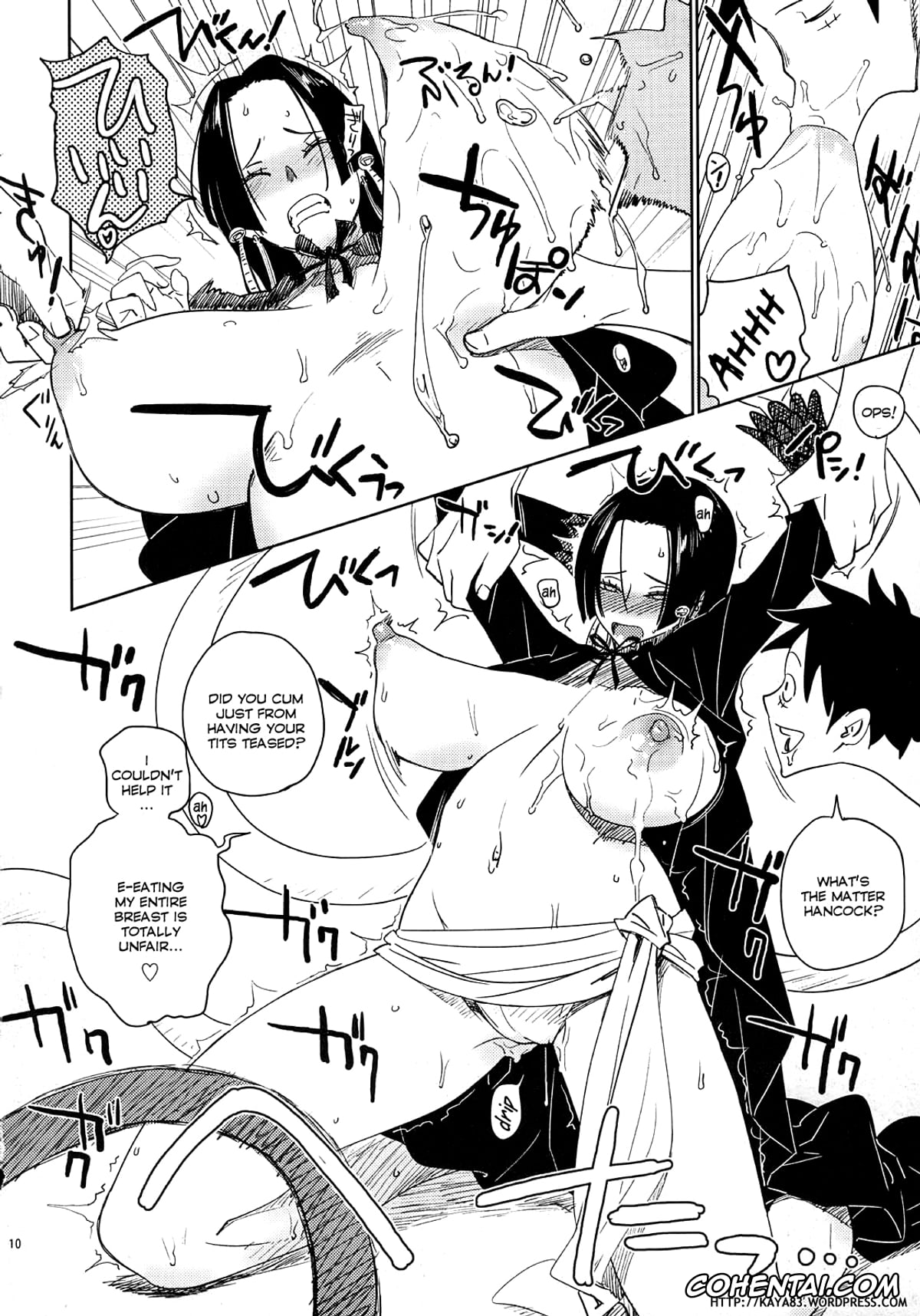 One Piece hentai, Boa Hancock hentai, Monkey D. Luffy hentai, Abura Shoukami Tsukane No.04 Hatsukoi Jotei (One Piece), pagina 9