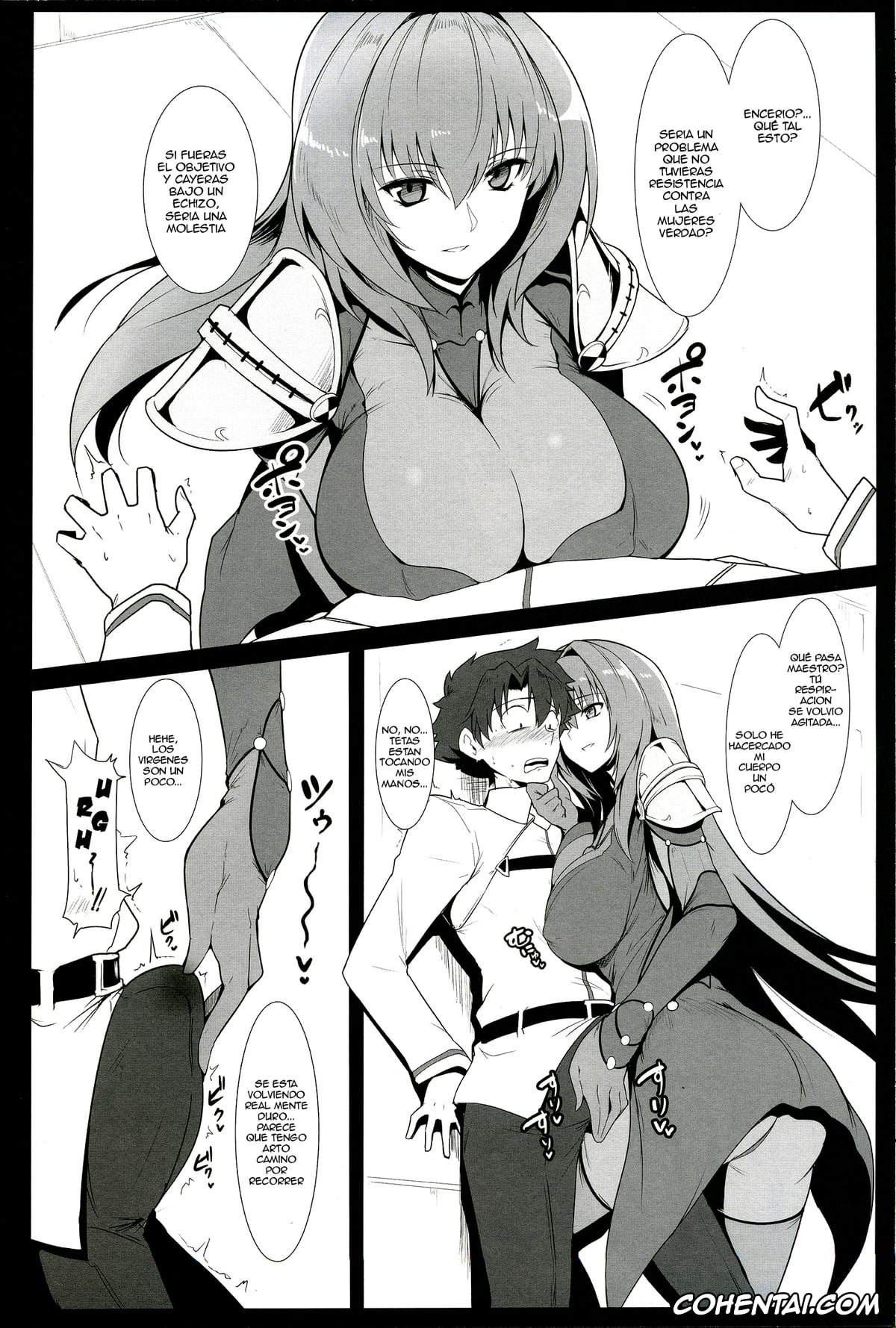 Fate/Grand Order porno, Gudao | Ritsuka Fujimaru porno, Scathach porno, AH! MY MISTRESS! (Fate/Grand Order), pagina 5