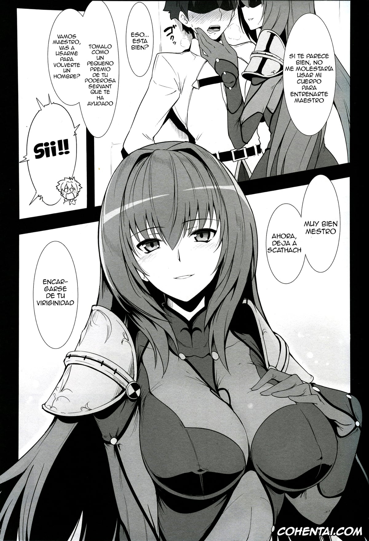 Fate/Grand Order hentai, Gudao | Ritsuka Fujimaru hentai, Scathach hentai, AH! MY MISTRESS! (Fate/Grand Order), pagina 6