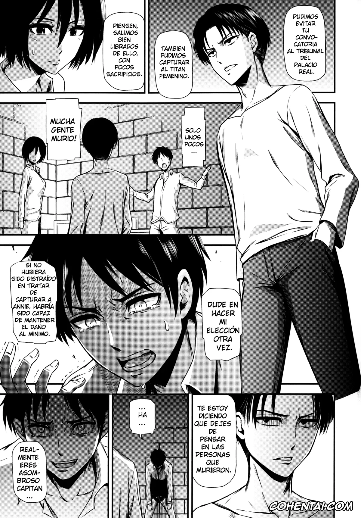 Shingeki No Kyojin | Attack On Titan hentai, Levi Ackerman hentai, Mikasa Ackerman hentai, Gekishin San (Shingeki no Kyojin), pagina 6