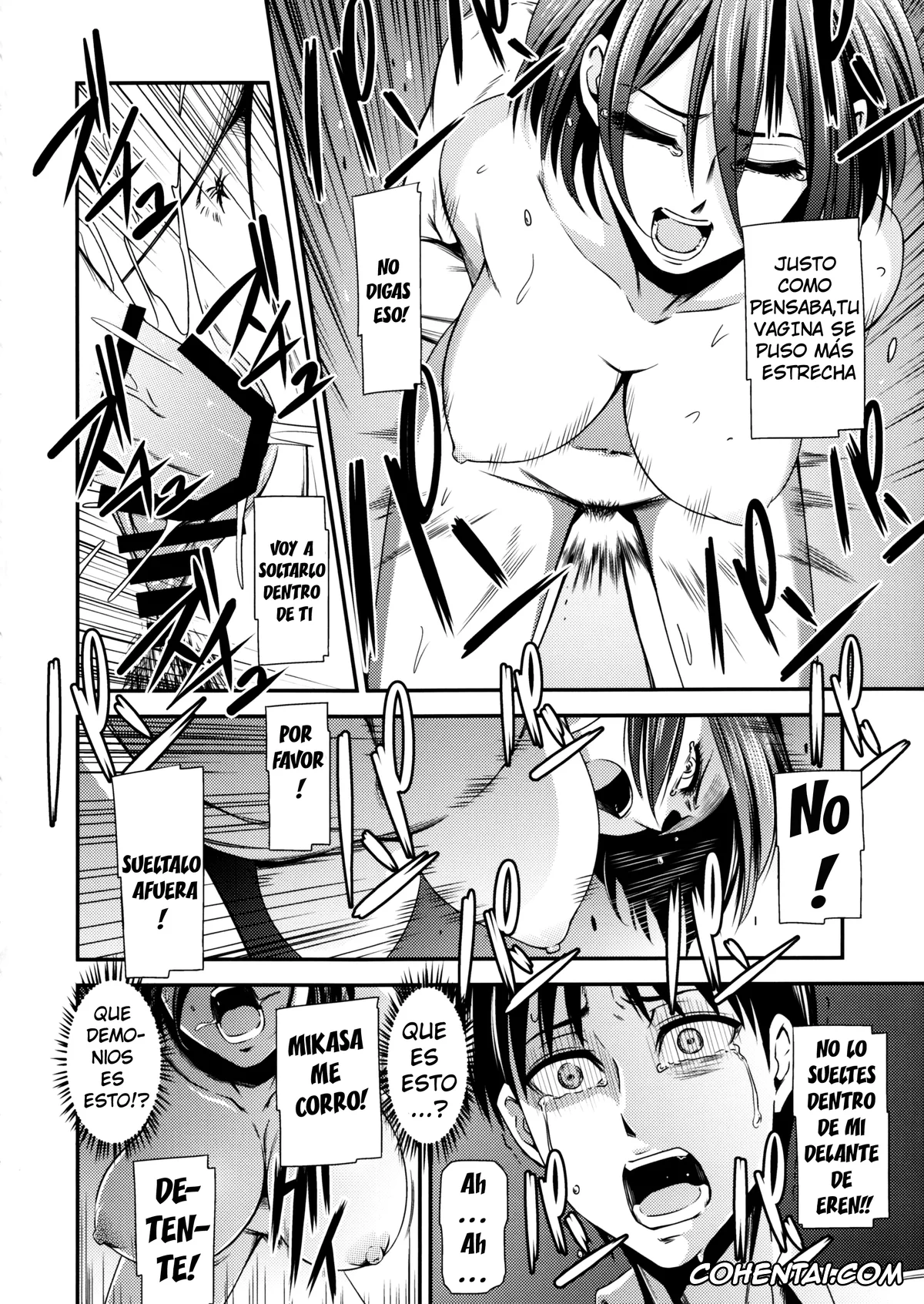 Shingeki No Kyojin | Attack On Titan hentai, Levi Ackerman hentai, Mikasa Ackerman hentai, Gekishin San (Shingeki no Kyojin), pagina 39