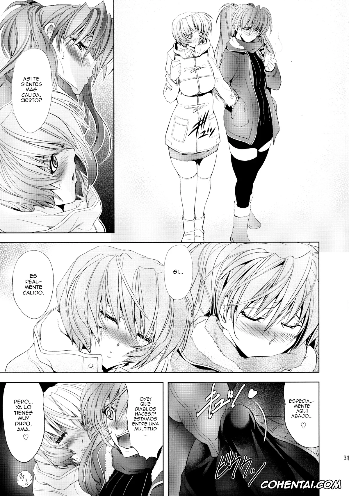 Neon Genesis Evangelion xxx, Asuka Langley Soryu xxx, Mari Illustrious Makinami xxx, Rei Ayanami xxx, Oomisoka (Neon Genesis Evangelion), pagina 31