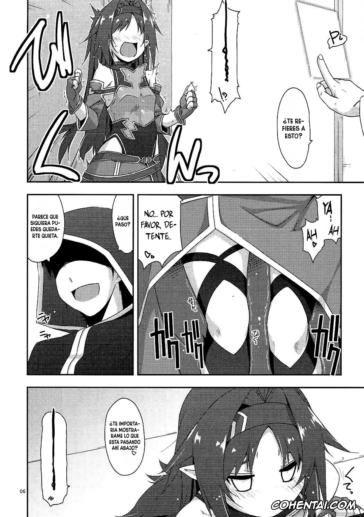 Sword Art Online porno, Yuuki Konno porno, Yuuki Ijiri (Sword Art Online), pagina 5