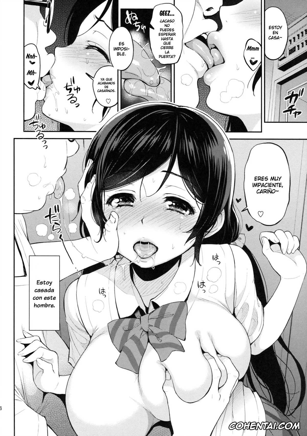 Love Live! porno, Nozomi Tojo porno, Nontan Shinkon Seikatsu (Love Live!), pagina 5
