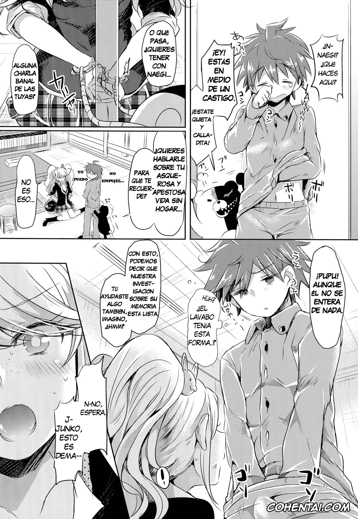 Danganronpa porno, Doki Doki Literature Club porno, Junko Enoshima porno, Makoto Naegi porno, Mukuro Ikusaba porno, Sweet Sweet Lost Memory (Danganronpa), pagina 5