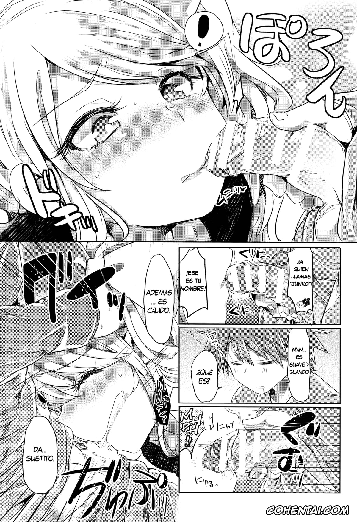 Danganronpa hentai, Doki Doki Literature Club hentai, Junko Enoshima hentai, Makoto Naegi hentai, Mukuro Ikusaba hentai, Sweet Sweet Lost Memory (Danganronpa), pagina 6