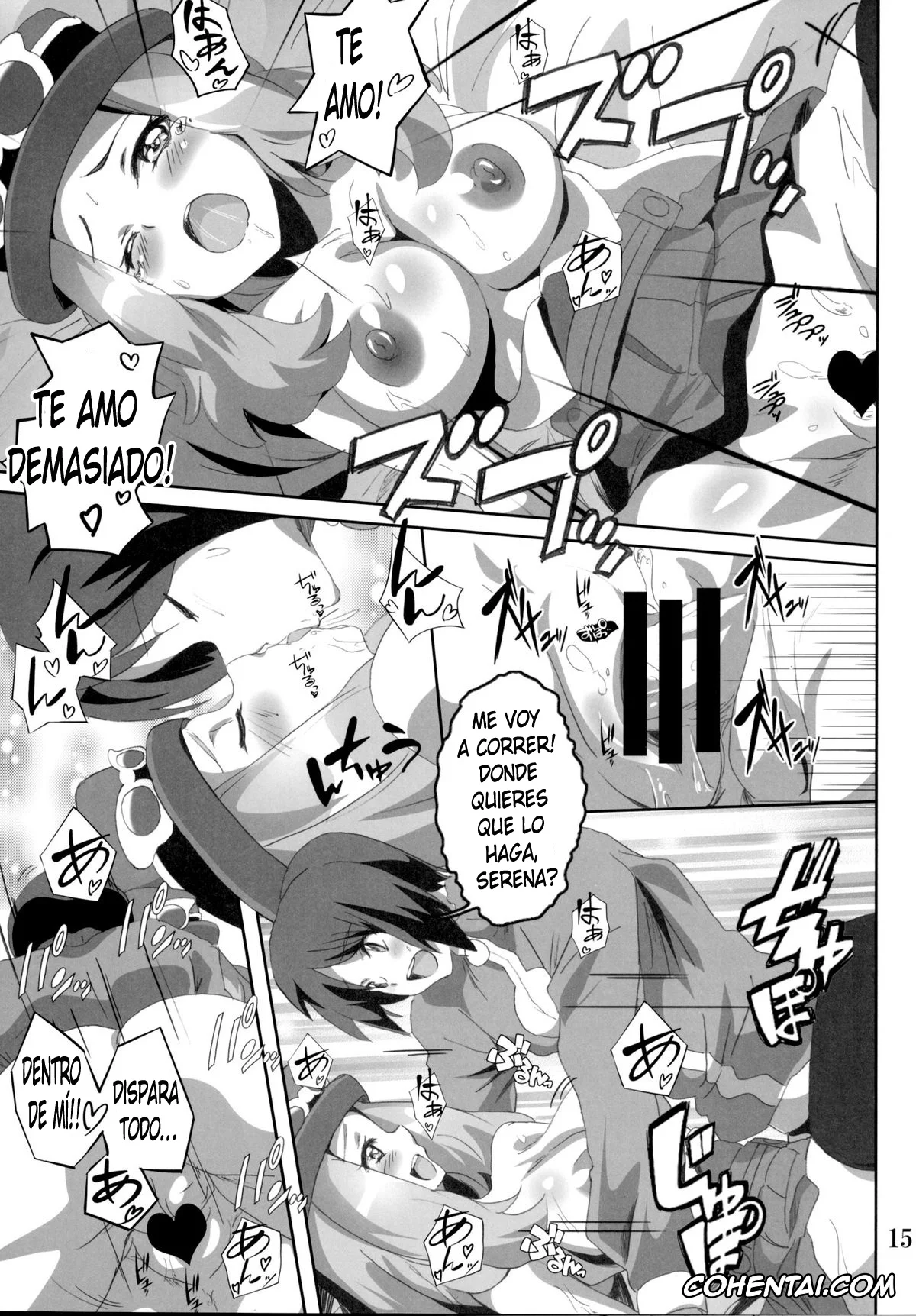 Pokemon | Pocket Monsters hentai, Calem hentai, Serena hentai, Bitch Serena no DreDre Power (Pokémon X e Y), pagina 12