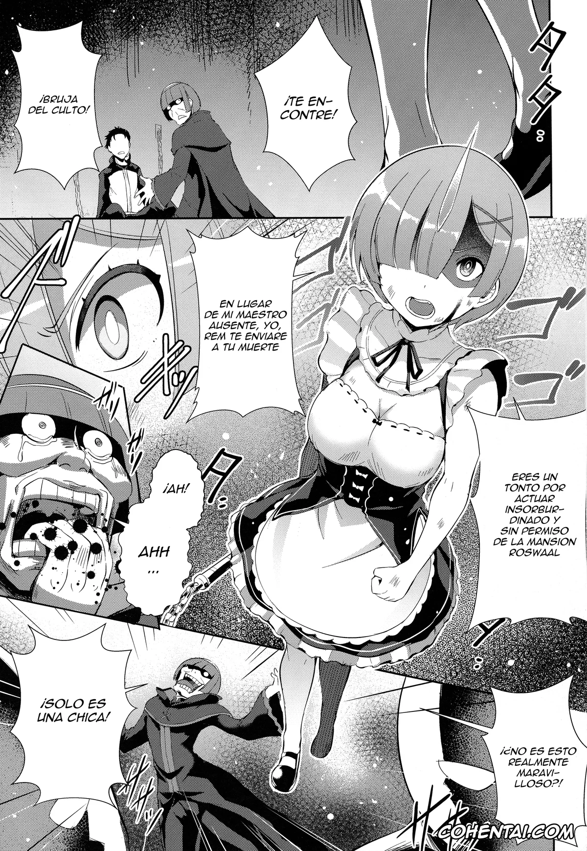 Re:Zero kara Hajimeru Isekai Seikatsu porno, Rem porno, Rem Kara (Re:Zero kara Hajimeru Isekai Seikatsu), pagina 2