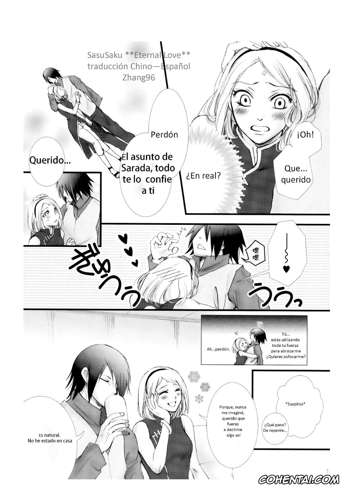 NARUTO hentai, Sakura Haruno hentai, Sasuke Uchiha hentai, Himitsu no Jikan (Naruto), pagina 6