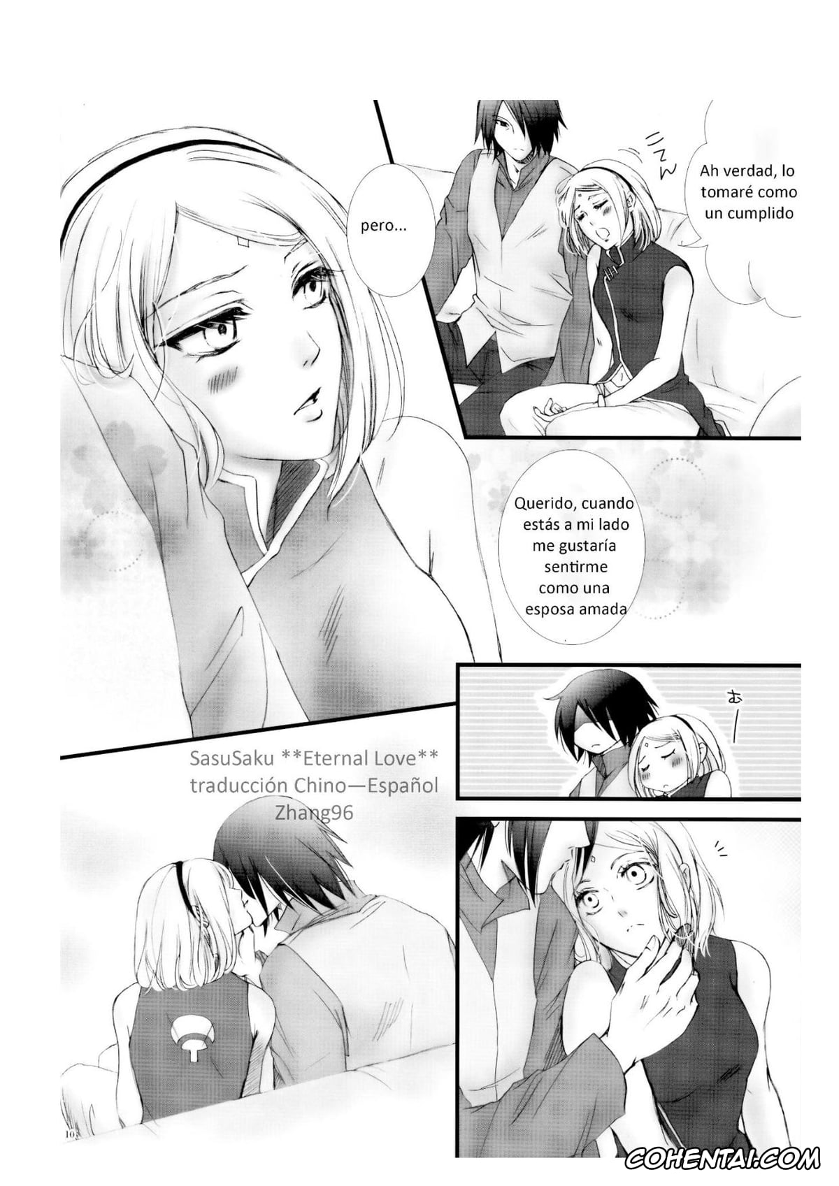 NARUTO hentai, Sakura Haruno hentai, Sasuke Uchiha hentai, Himitsu no Jikan (Naruto), pagina 9