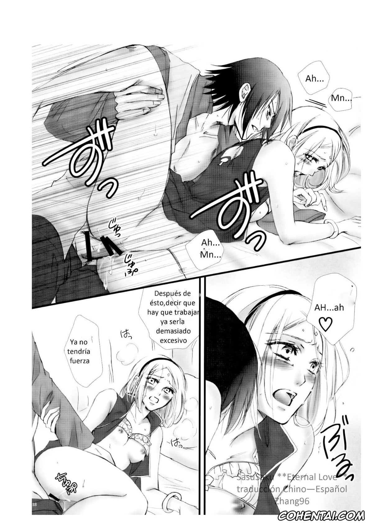 NARUTO porno, Sakura Haruno porno, Sasuke Uchiha porno, Himitsu no Jikan (Naruto), pagina 17